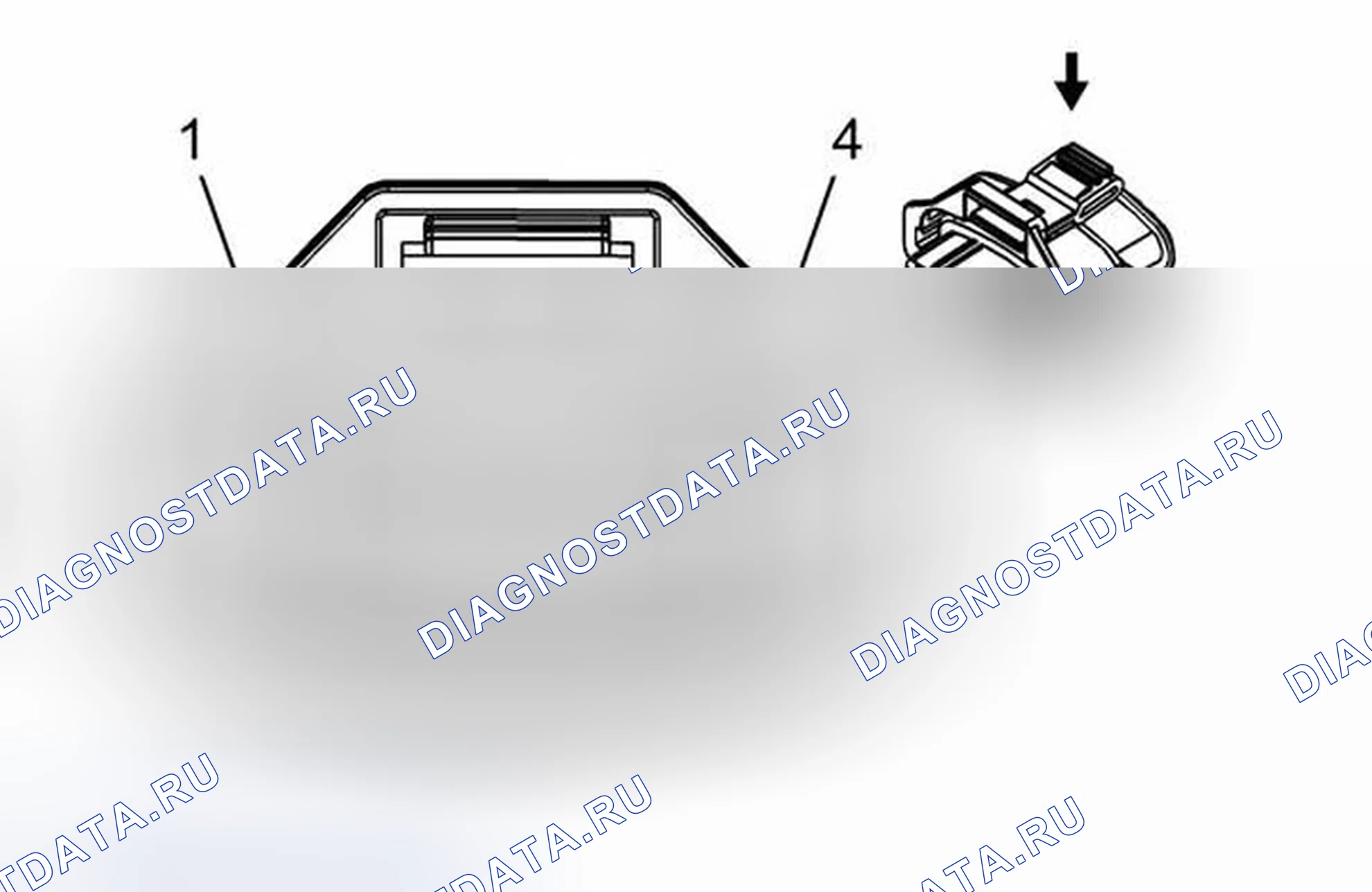 Рис. 241: B52A Датчик нагретого кислорода 1 (LUV). Chevrolet Sonic I