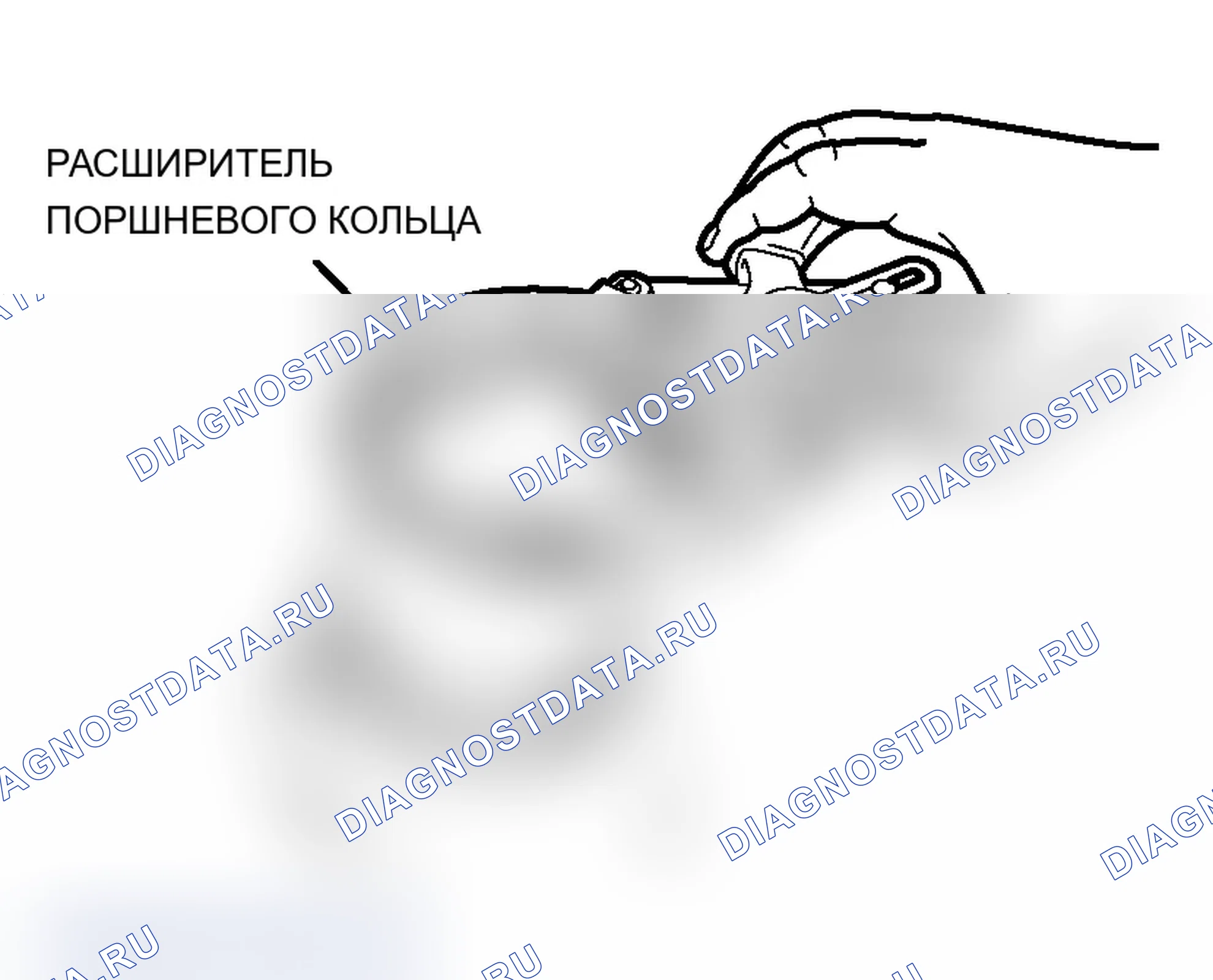 Рис. 517: >> C <<НОМЕР ПОРШНЕВОГО КОЛЬЦА 2/PISTON УСТАНОВКА КОЛЬЦА НОМЕР 1. Mitsubishi Lancer Evolution IX