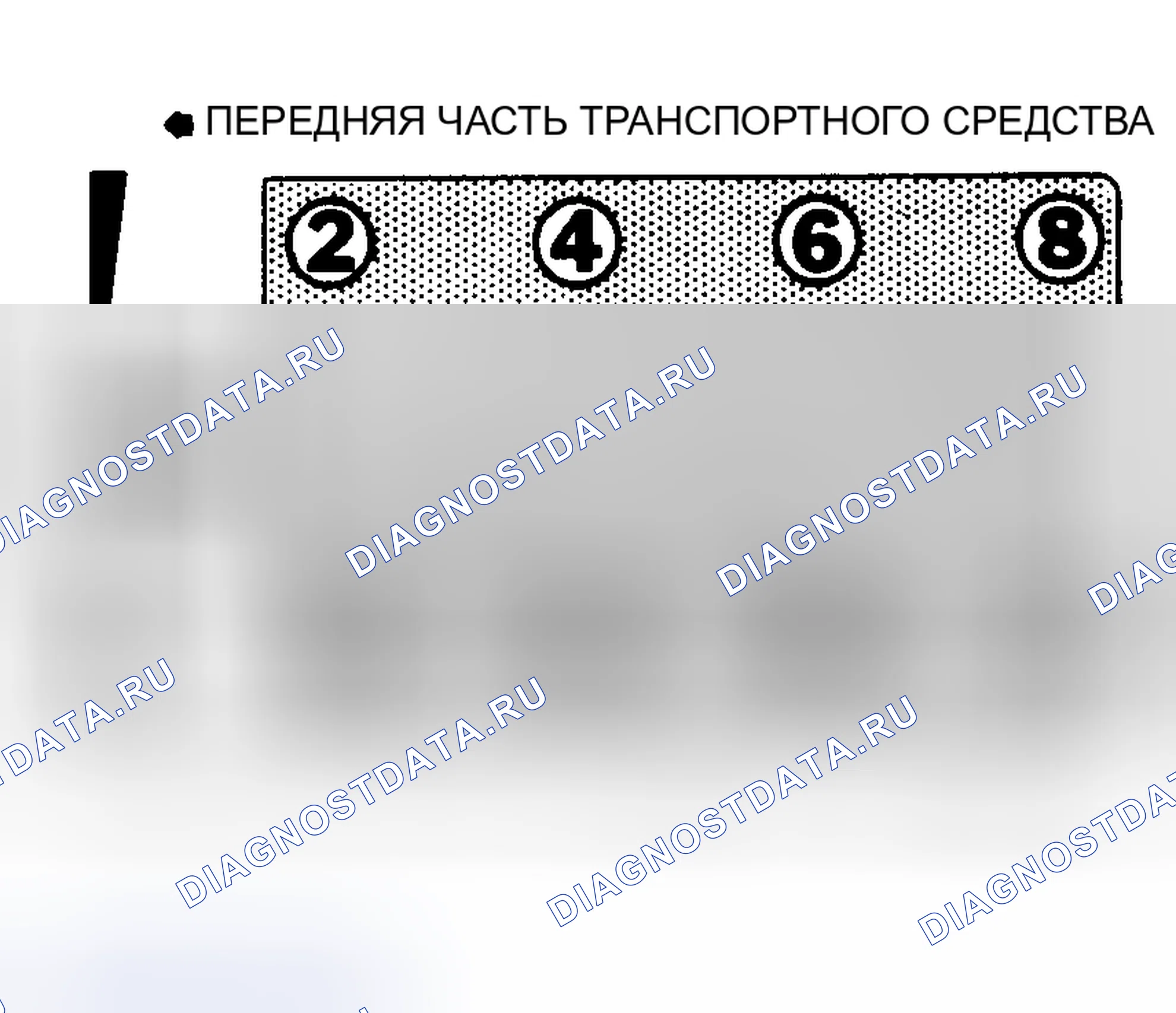 Рис. 7: Порядок зажигания (6.2L и 6.5L дизеля). Hyundai Tuscani I