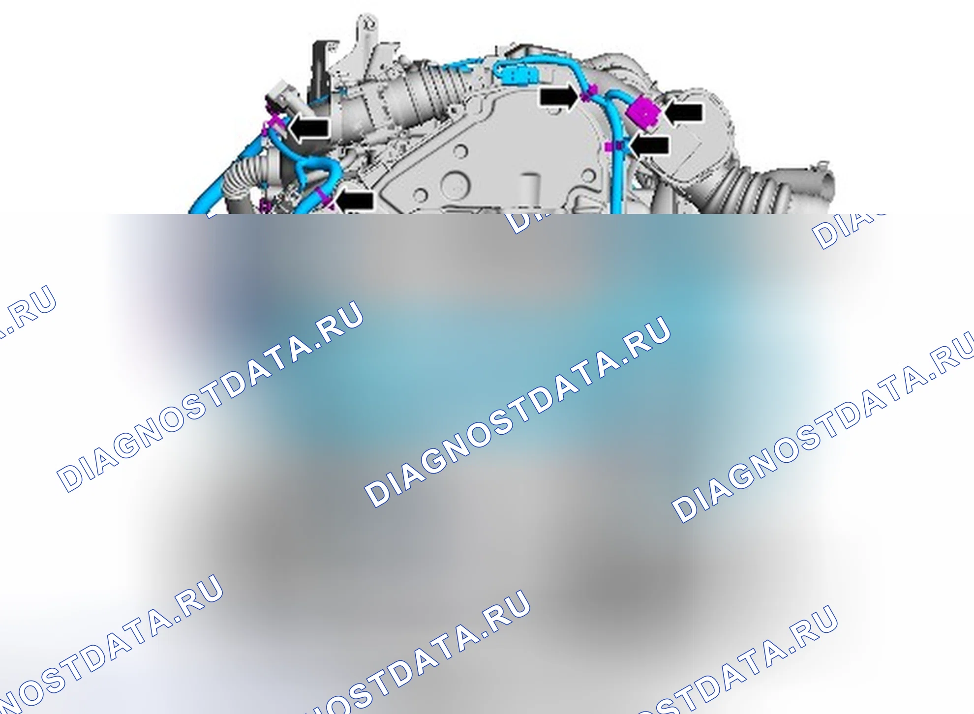 Как установить присоединяемые детали двигателя. Ford Grand C-MAX II