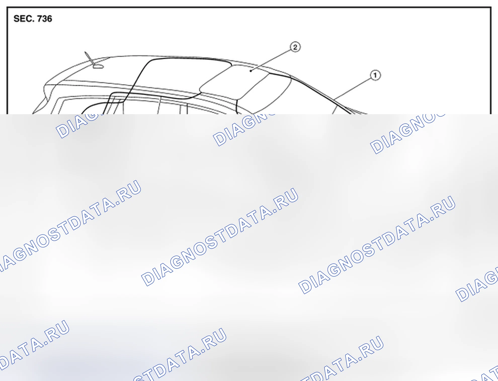 Рис. 141: СЛИВНЫЕ ШЛАНГИ. Nissan Pathfinder IV рестайлинг