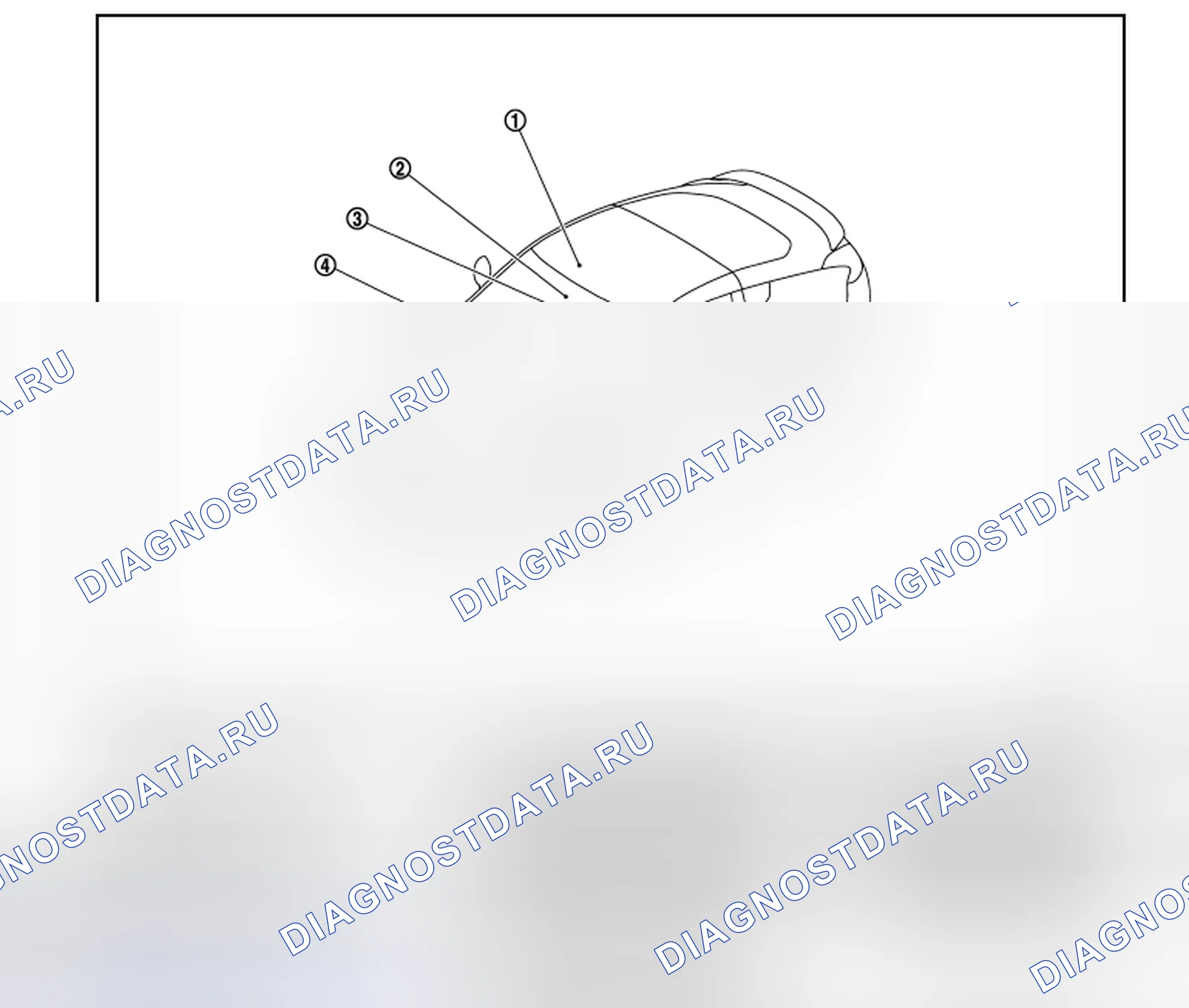 Рис. 6: Расположение компонентов. Honda MDX I
