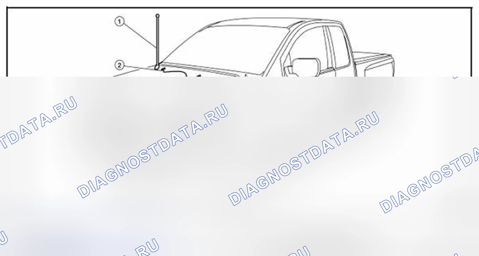 Рис. 138: Расположение антенны. Honda Today I