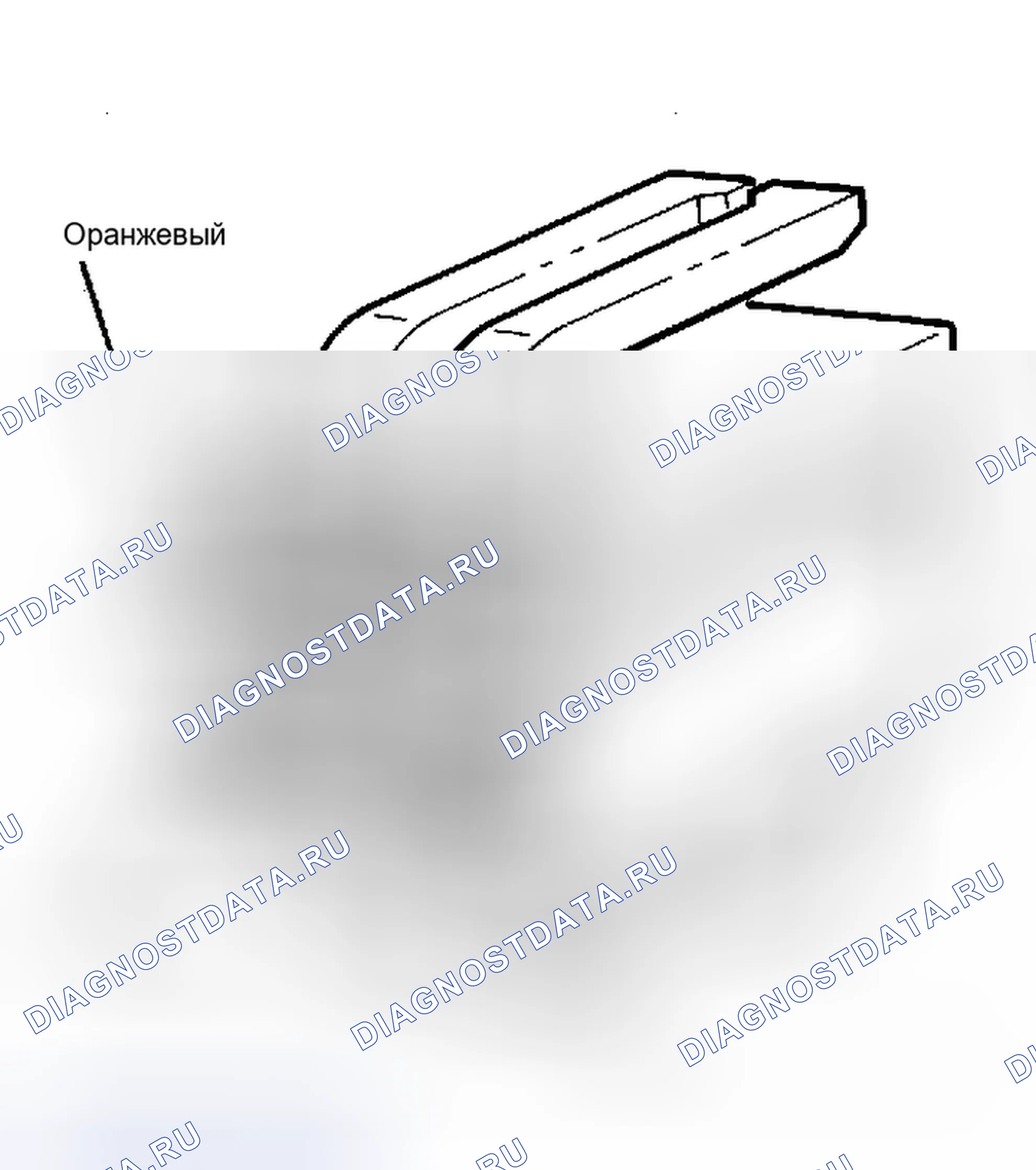 Рис. 43: Идентификация клемм разъема шагового двигателя. AMC Eagle I