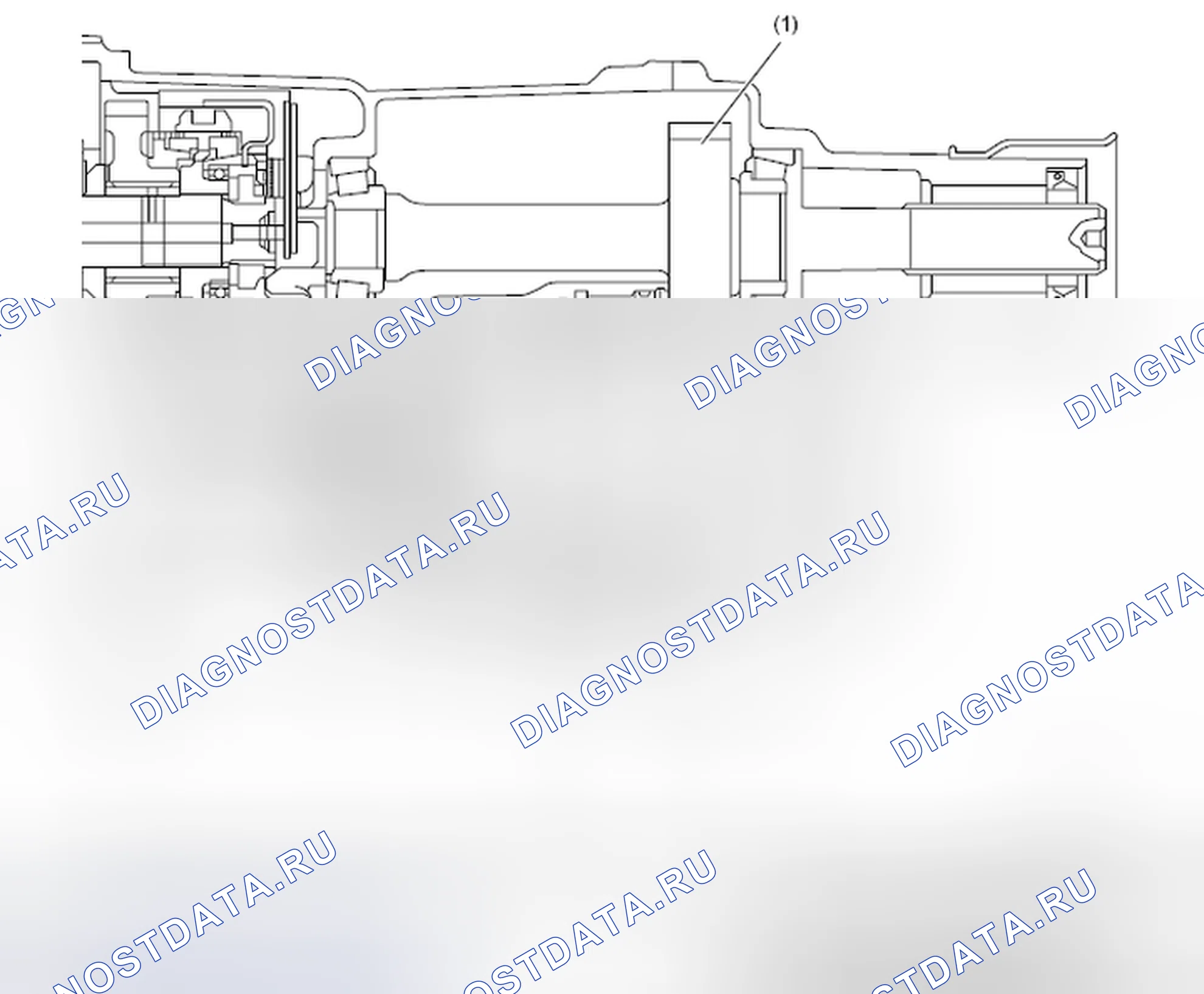 Рис. 238: Центральный дифференциал - схема системы. Subaru Outback BR