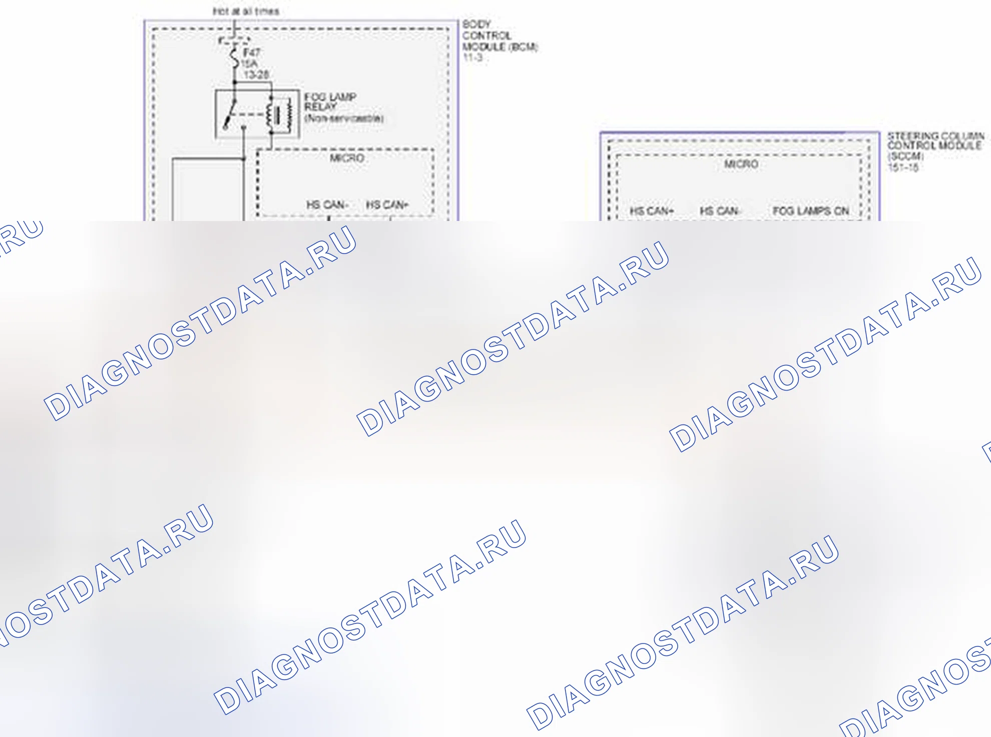 Рис. 169: ПРОТИВОТУМАННЫЕ ФАРЫ. BMW 4 серия F32/F33