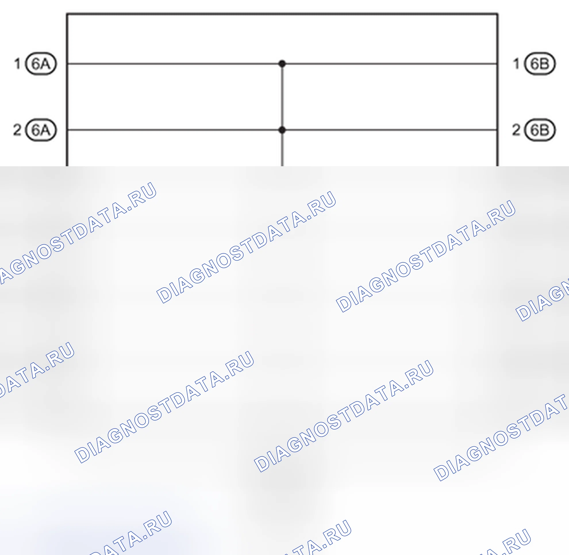 Рис. 195: J / B No.6 Схема внутренней цепи сборки. Scion xD I
