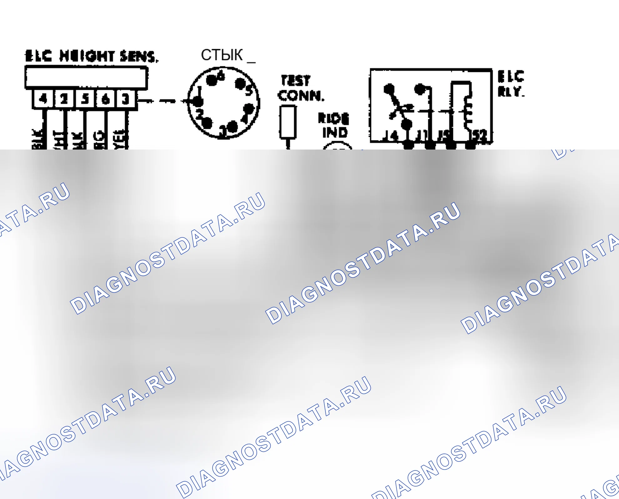 Рис. 9: Принципиальная схема Buick (Exc. Ривьера). Buick Electra V