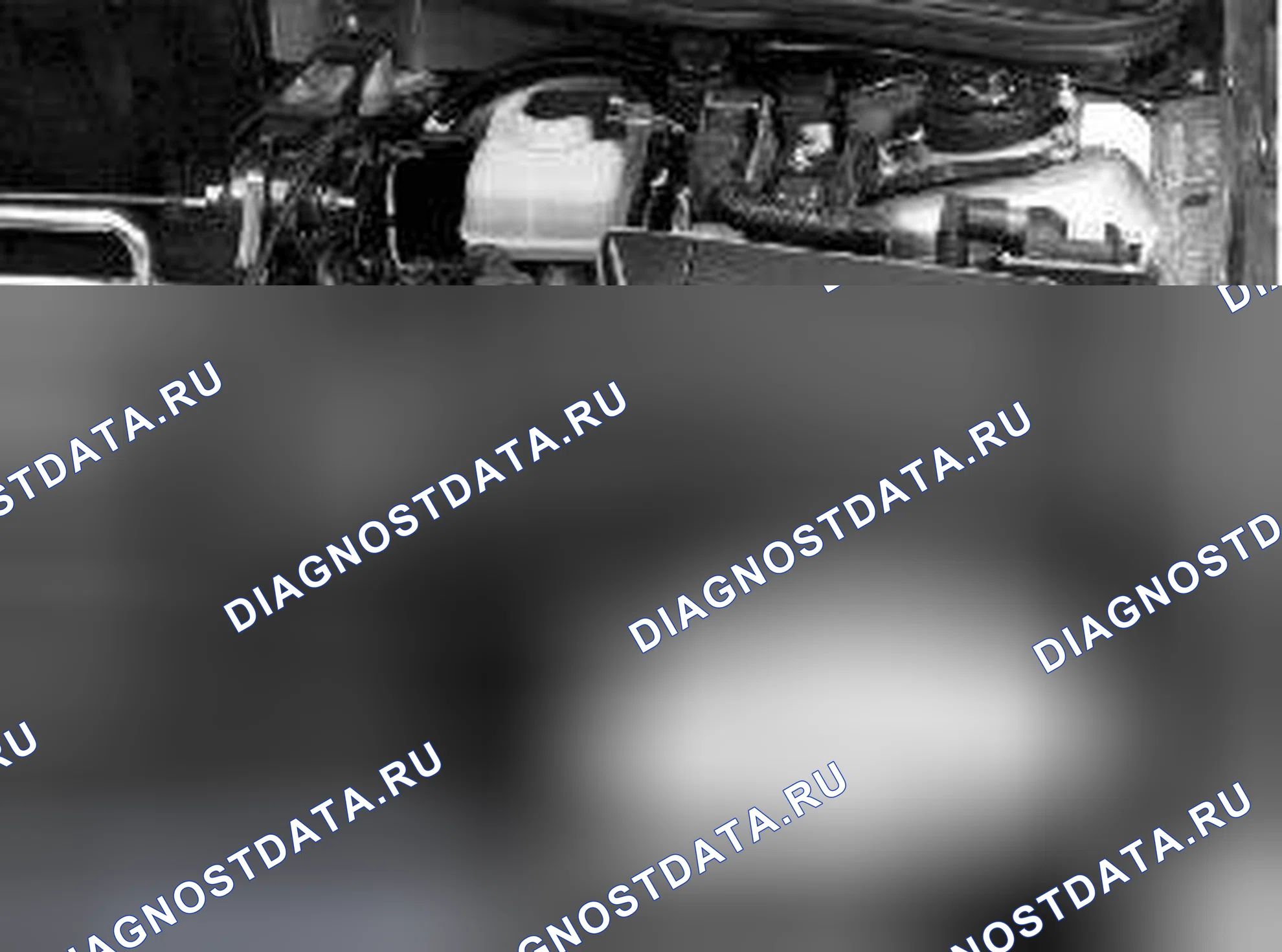 Рис. 883: Демонтаж корпуса воздухоочистителя (воздушный фильтр). Volvo C70 I