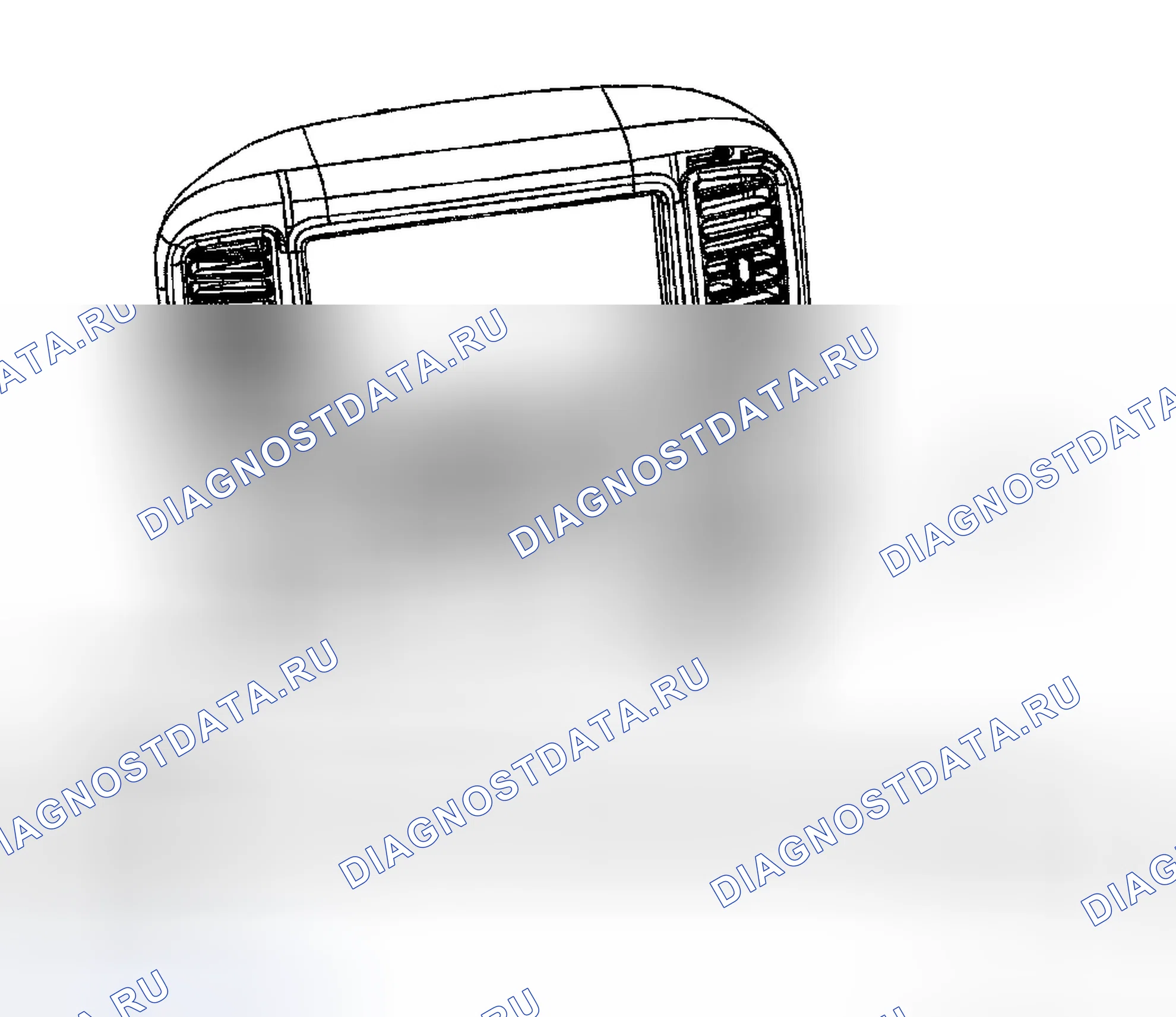 Рис. 23: Переключатель помощи при парковке. Ford Escape I рестайлинг