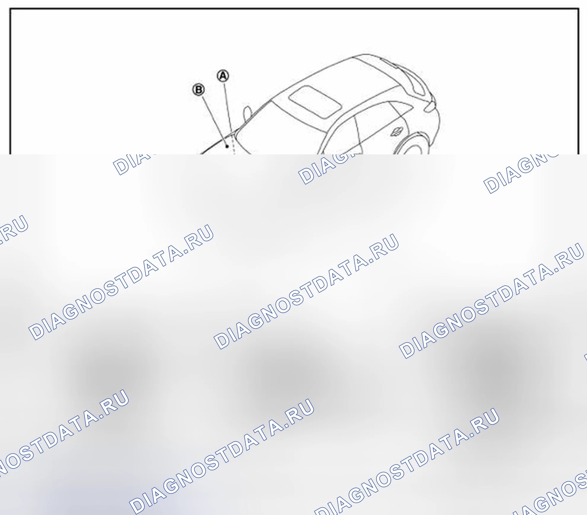 Рис. 59: Расположение компонентов. Infiniti FX37 II рестайлинг