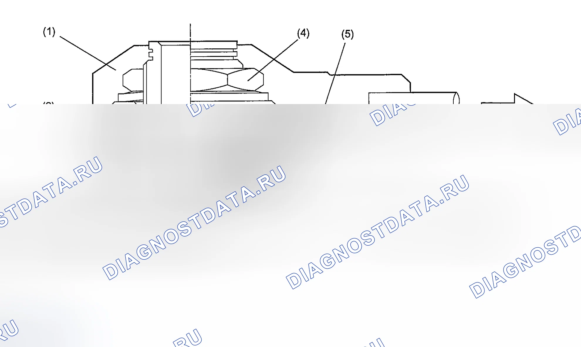 Рис. 56: ДАТЧИК ДЕТОНАЦИИ. Subaru Outback BP