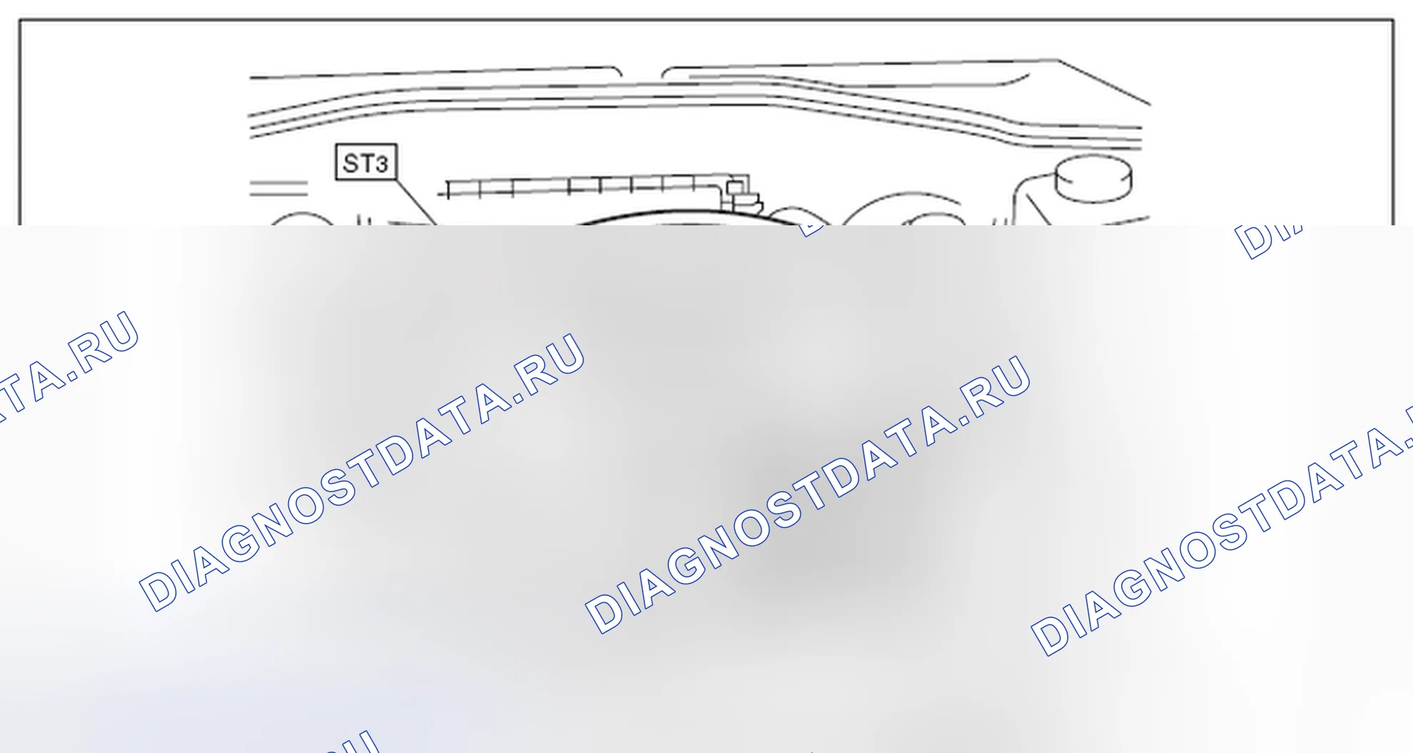 Рис. 125: ИЗМЕРЕНИЕ ДАВЛЕНИЯ СБРОСА. Subaru Outback BR рестайлинг
