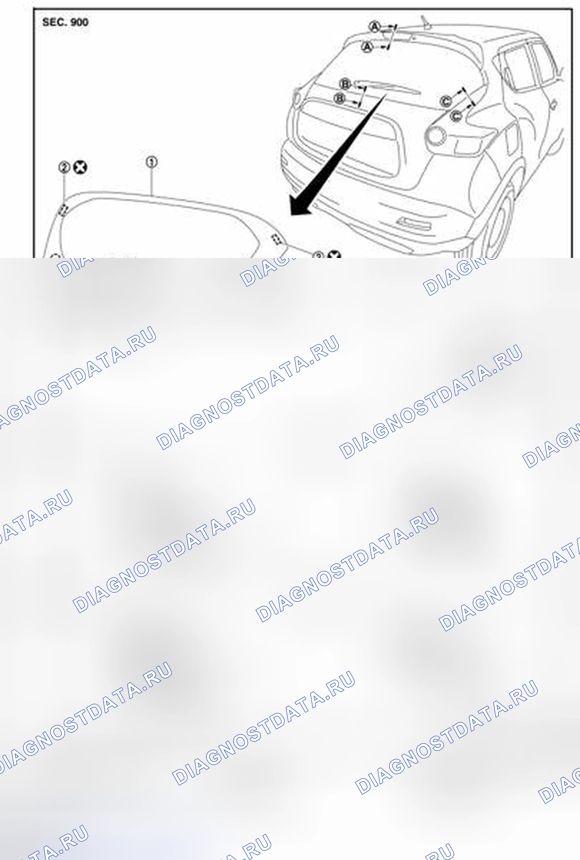 Рис. 18: Разнесенный вид. BMW 4 серия F32/F33 рестайлинг