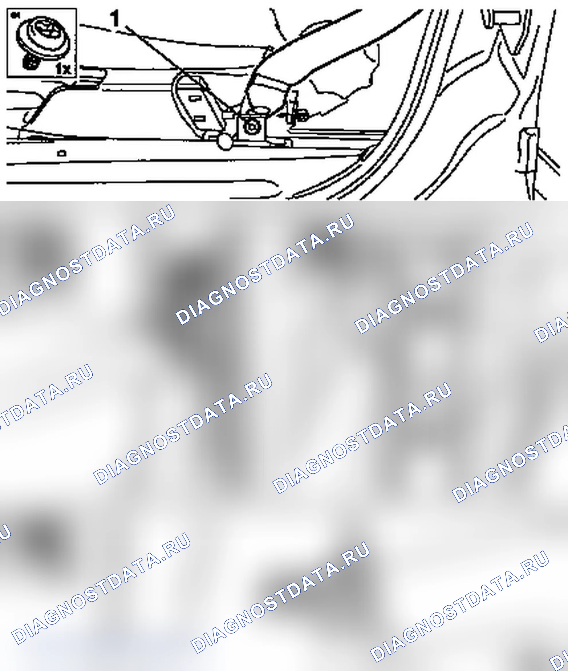 Демонтаж и установка ремня безопасности спереди (модель F35, F48, F69). Opel Astra G