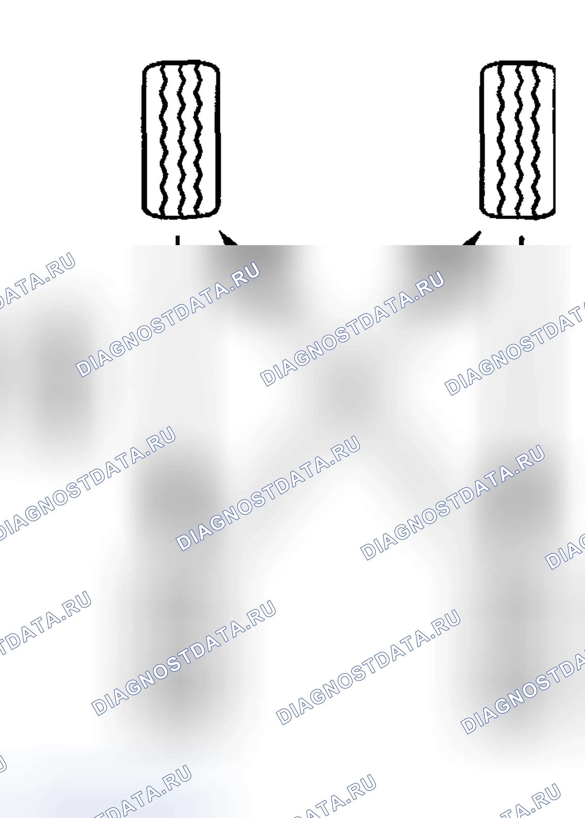 Рис. 17: ВРАЩЕНИЕ ШИНЫ. Buick LeSabre VIII