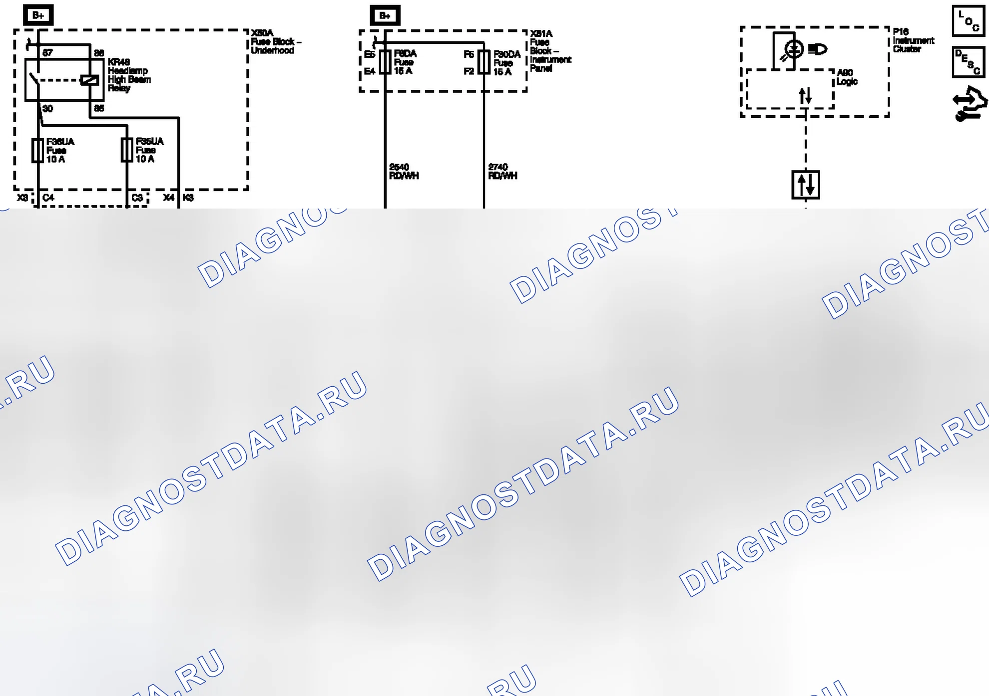 Рис. 1: Фары и дневные ходовые огни. Chevrolet Equinox II