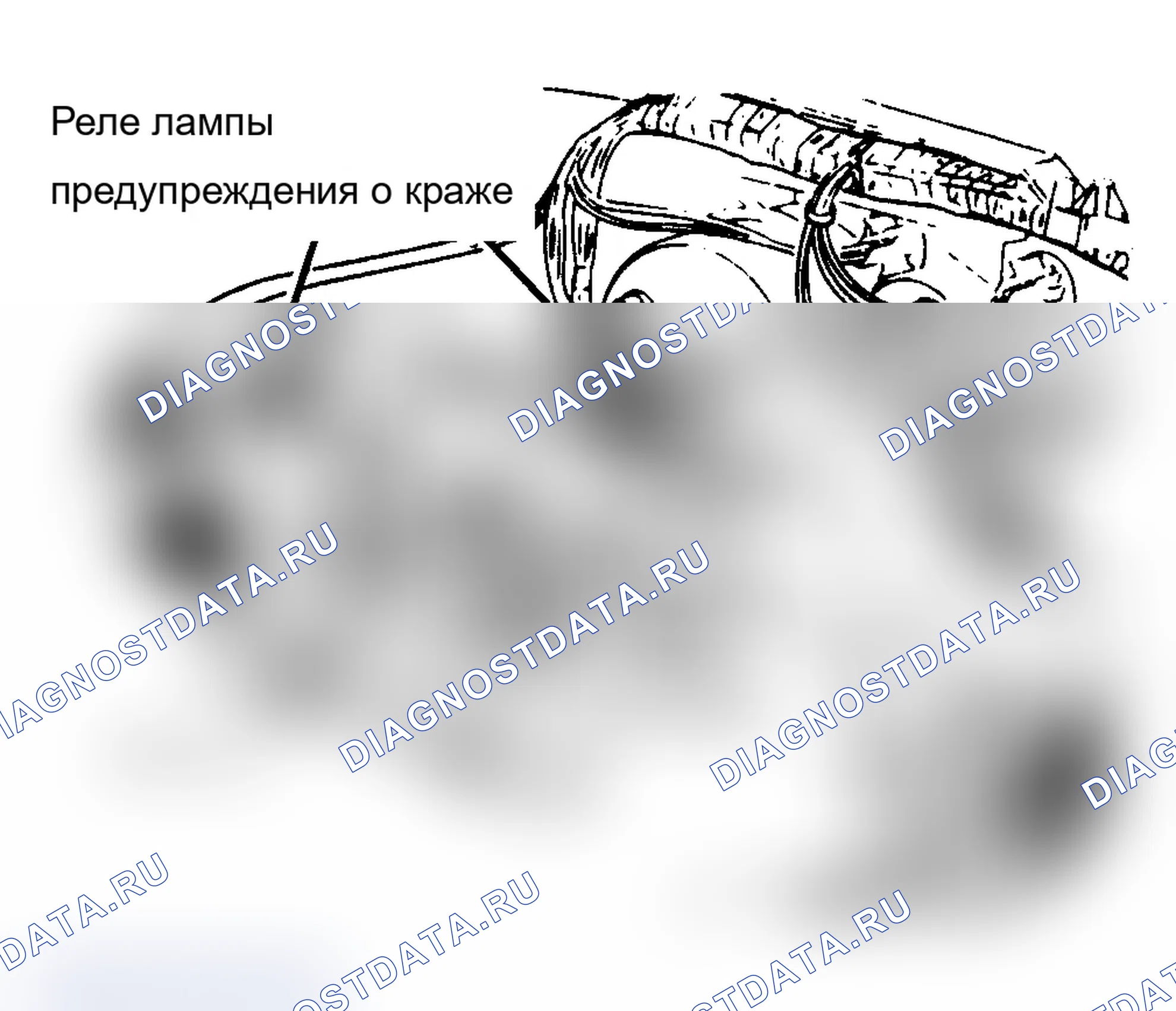 Рис. 2: Расположение противоугонного контроллера (Electra и LeSabre). Buick Regal II