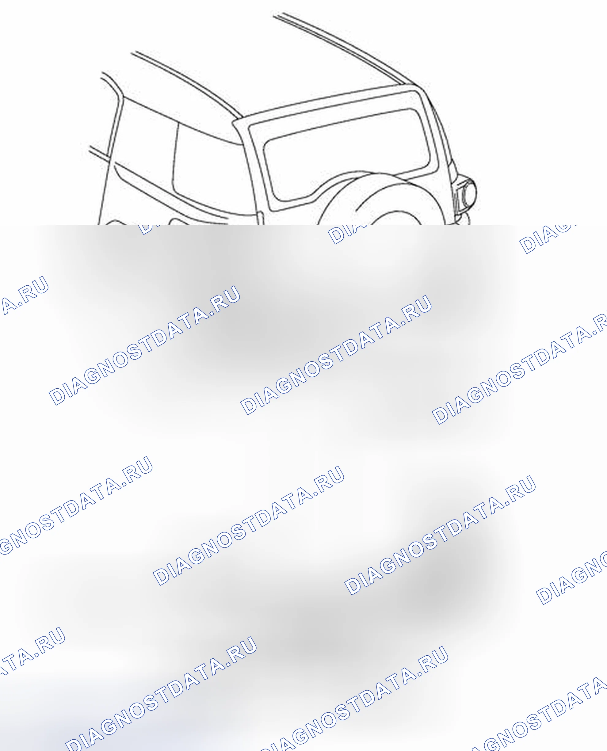 Рис. 127: ИЛЛЮСТРАЦИЯ. Toyota FJ Cruiser I