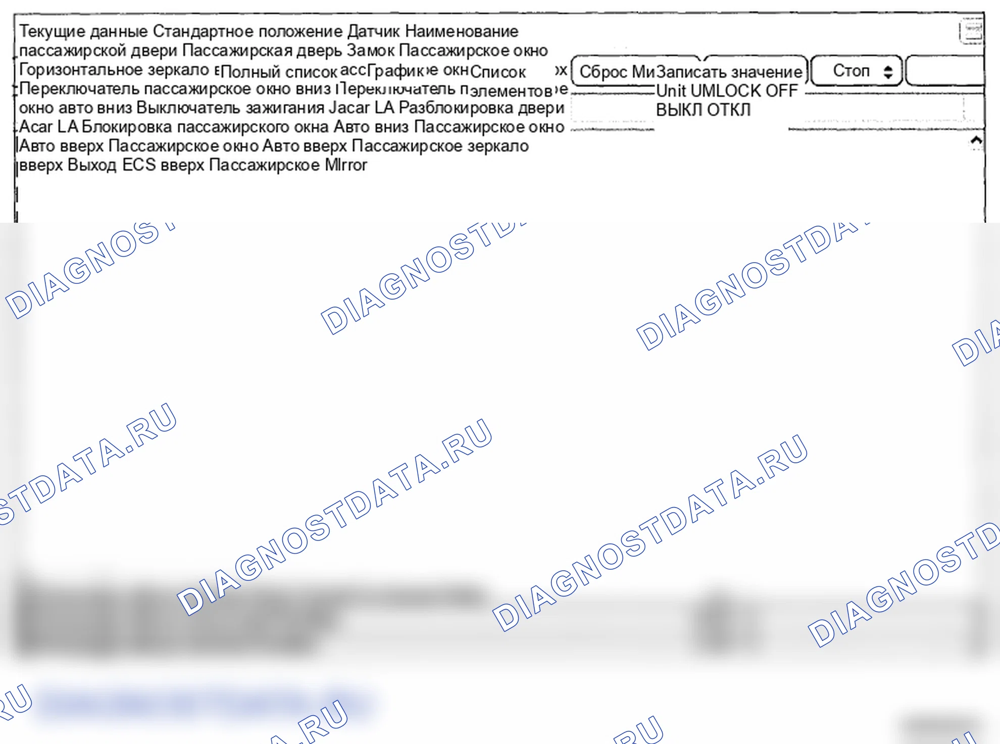 Рис. 104: Форма сигнала и данные. Hyundai Genesis I