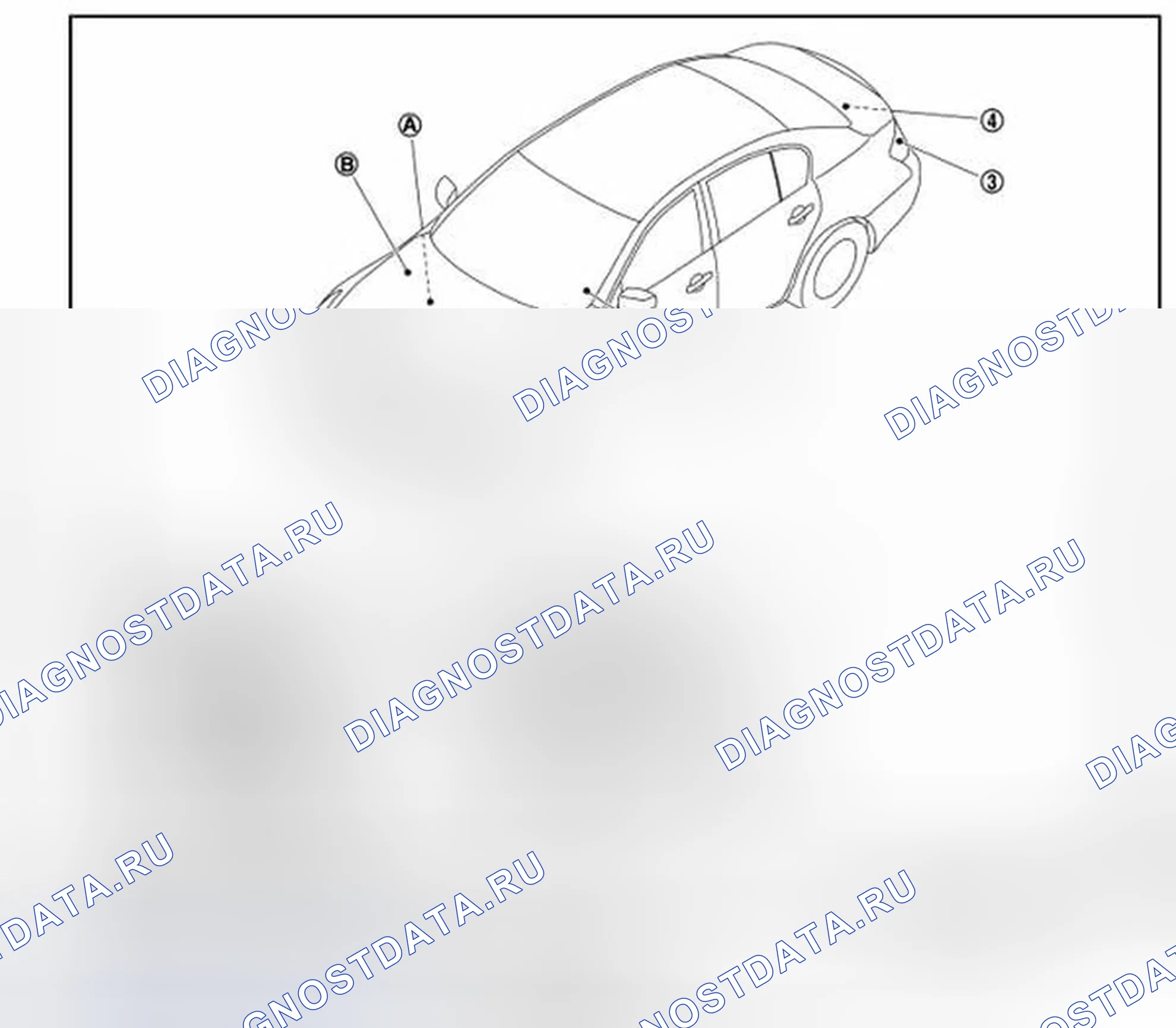 Рис. 172: Расположение компонентов. Infiniti G37 IV рестайлинг