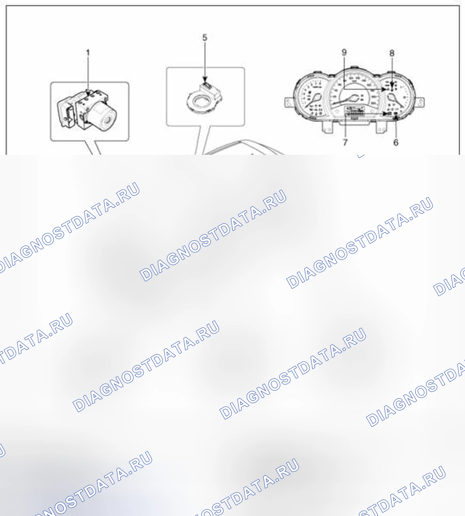 Рис. 3: Компоненты. BMW 6 серия F06/F13/F12