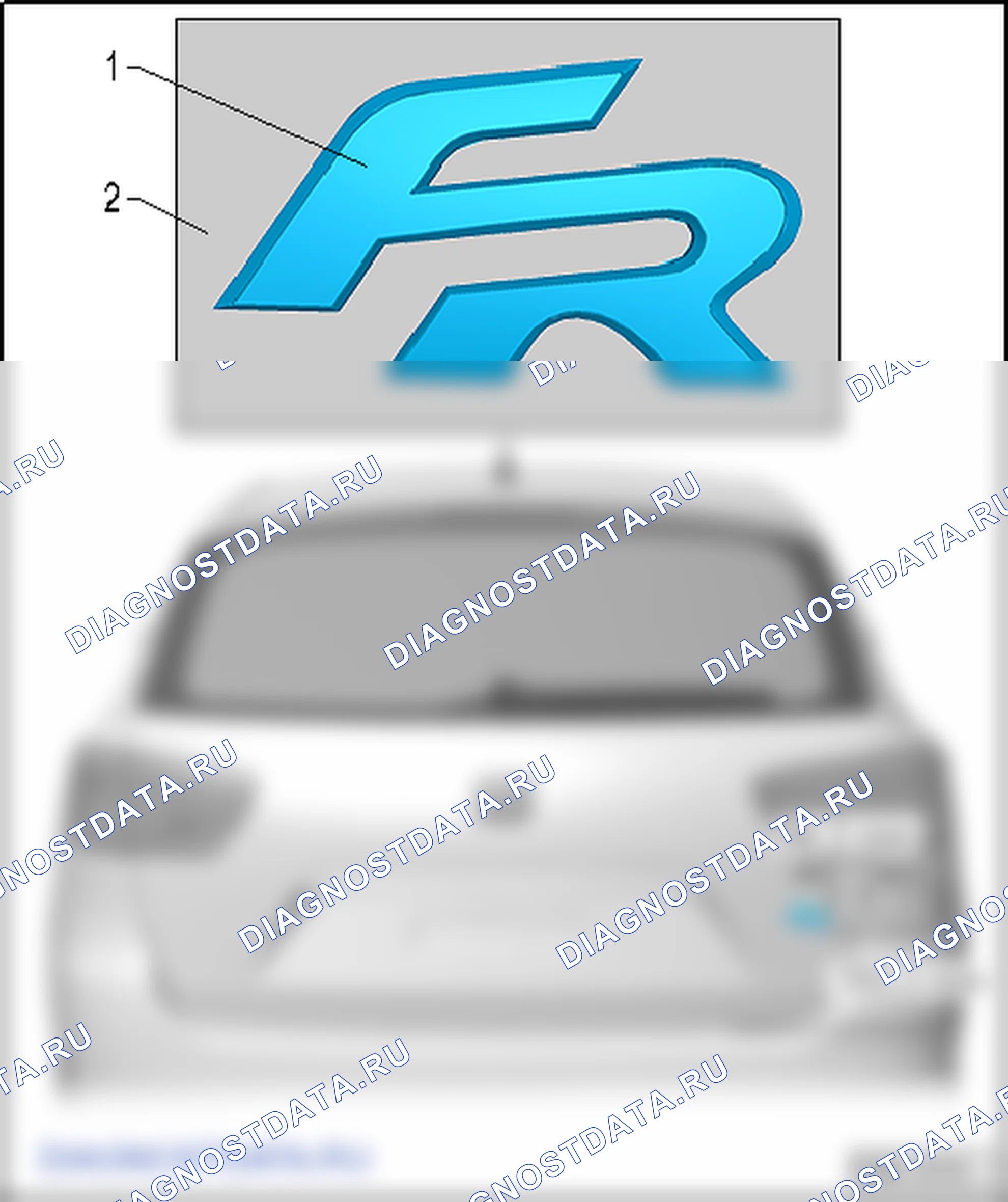 Полоски и эмблемы. SEAT Ibiza IV