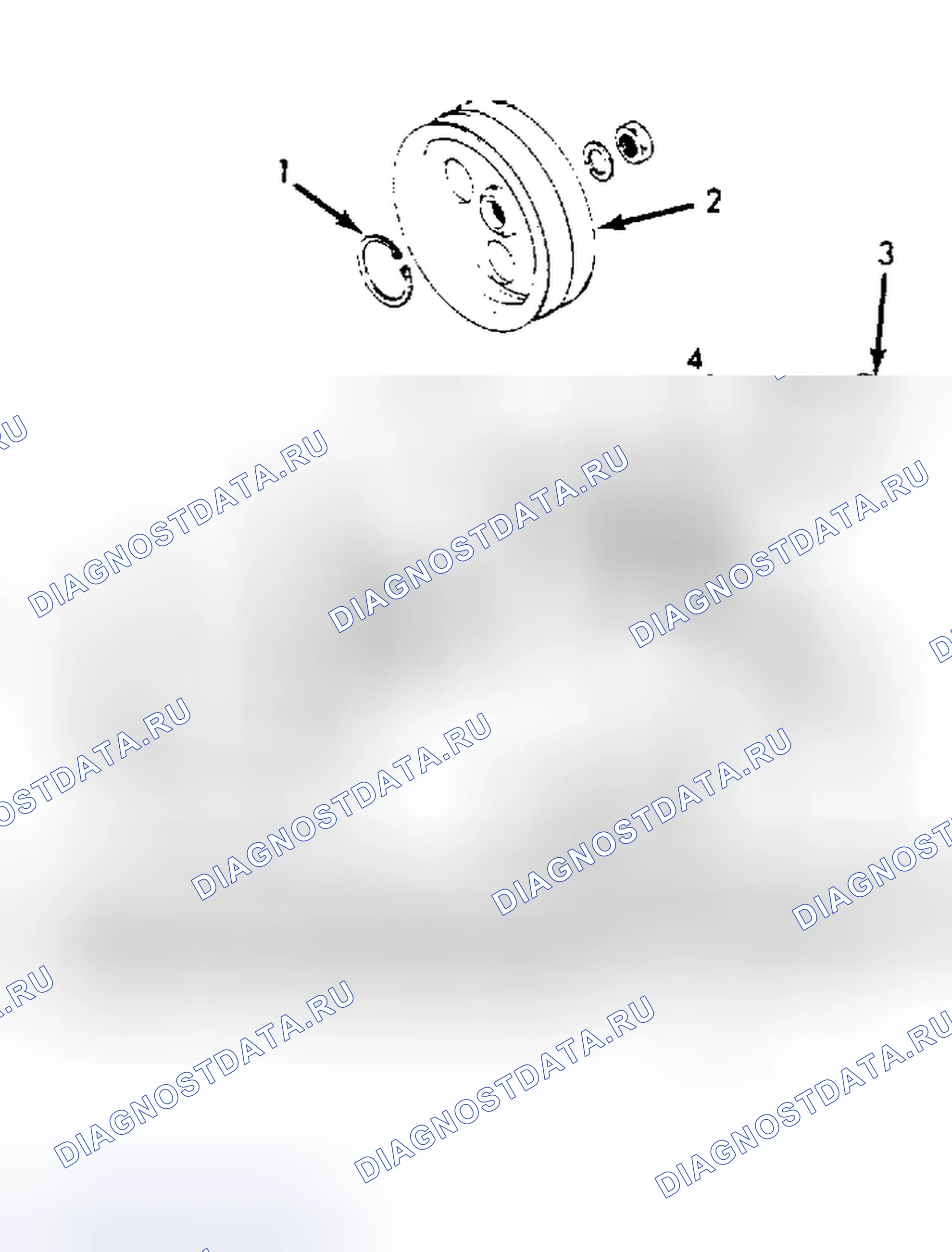 Рис. 2: Повторная сборка. Subaru Legacy BC/BJ/BF