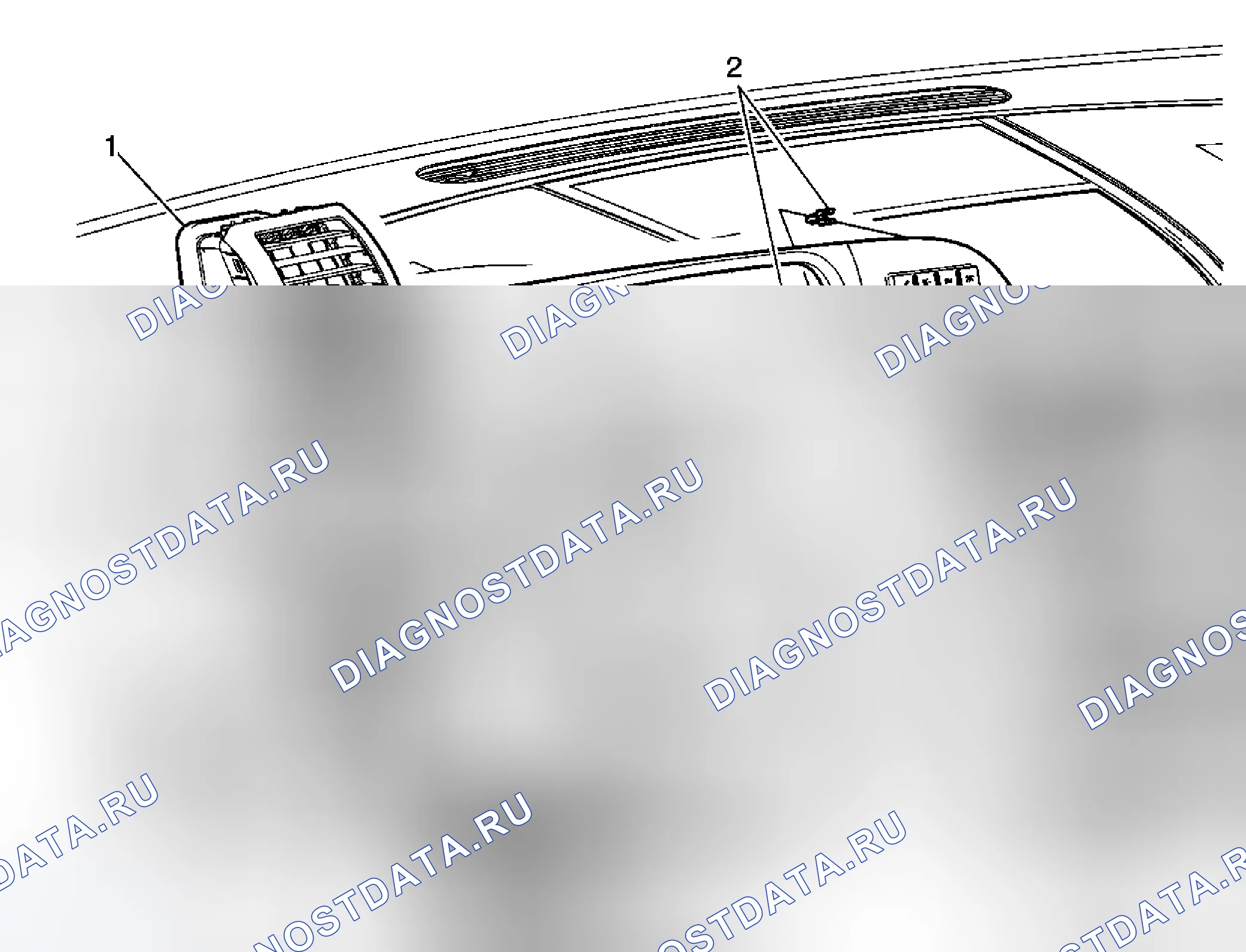 Рис. 142: Замена обивка приборной панели - левая сторона (OUTLOOK). Chevrolet Traverse I