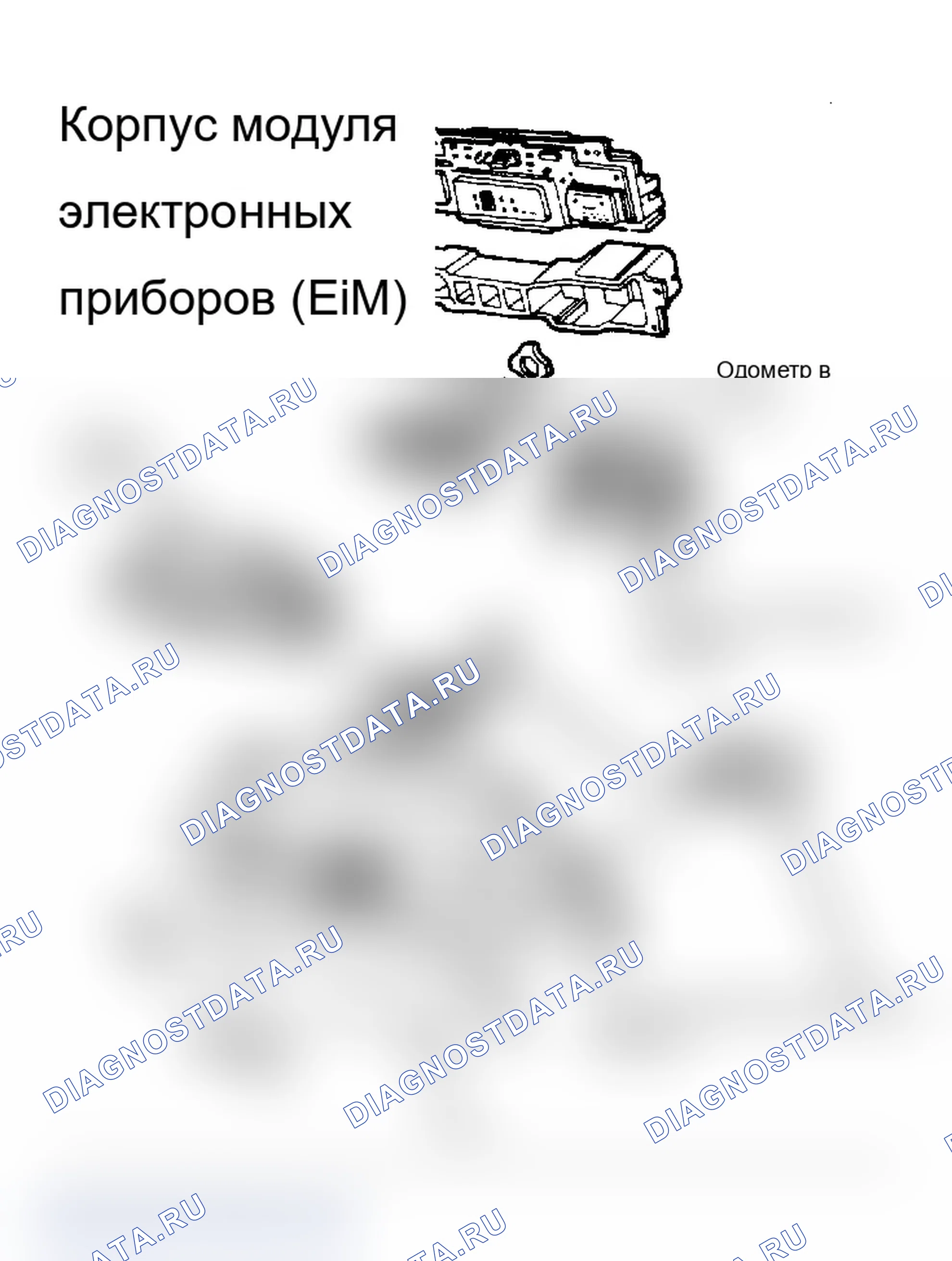 Рис. 5: Электронная приборная панель (Continental и Mark VII). Lincoln Town Car I