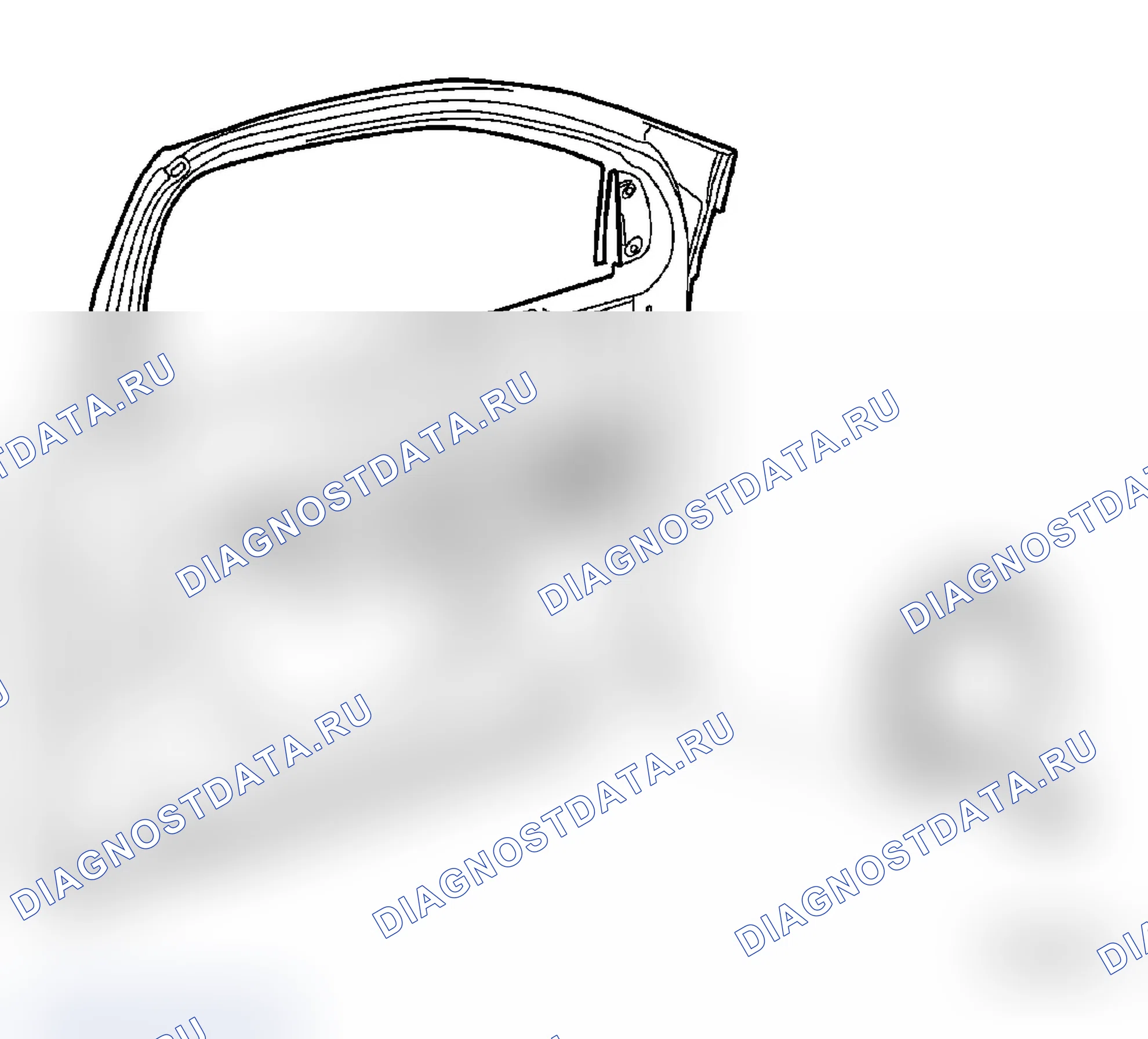 Рис. 19: ДИНАМИК ПЕРЕДНЕЙ ДВЕРИ. Chrysler PT Cruiser I