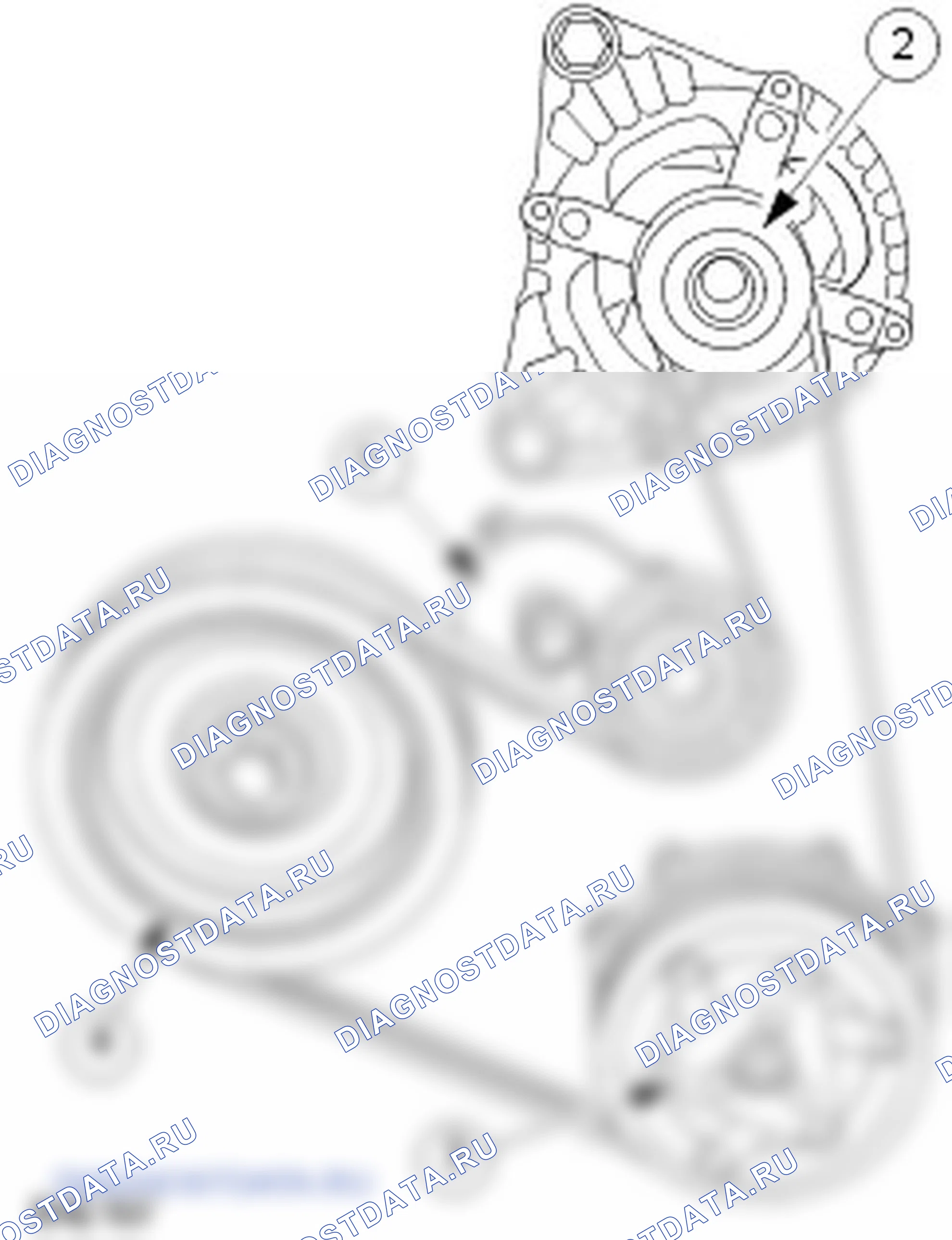 привод вспомогательных агрегатов — 2.0L Duratorq-TDCi (DW) дизель: описание и работа. Ford C-MAX I рестайлинг