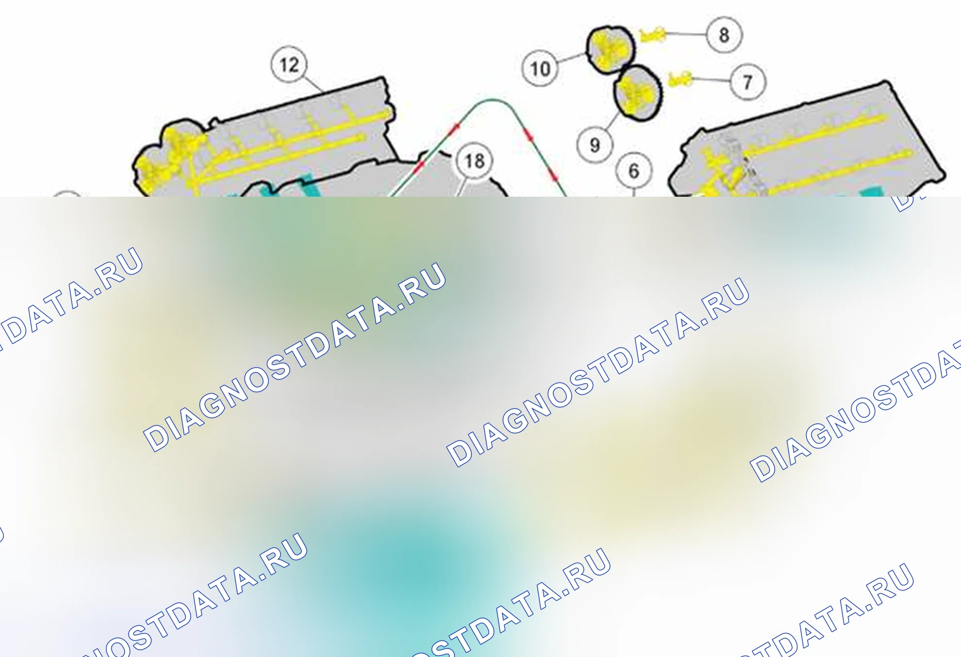 Рис. 1317: Сборка двигателя. Ford Pickup F250 Super Duty II