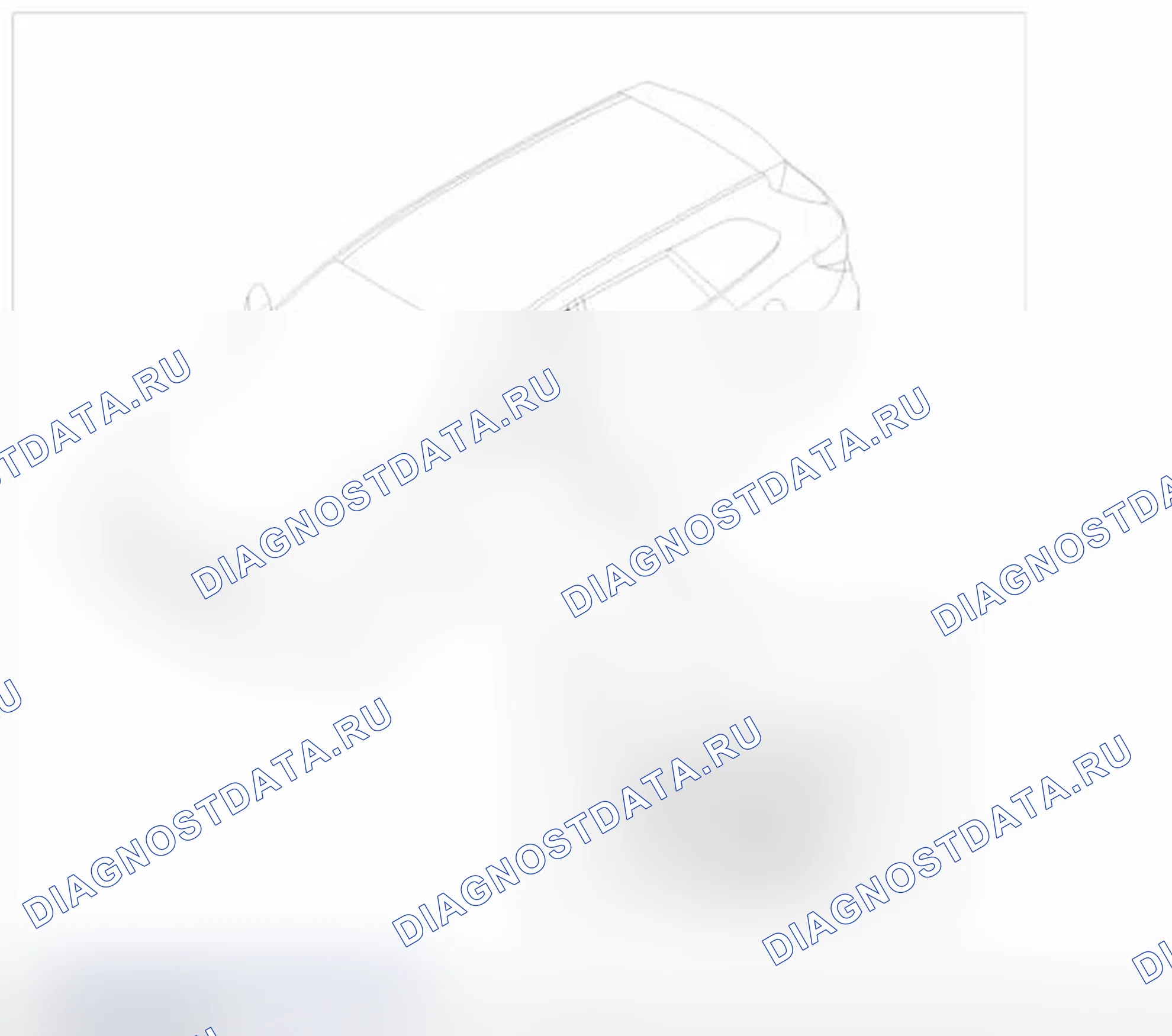 Рис. 15: Расположение компонентов. Hyundai Santa Fe III