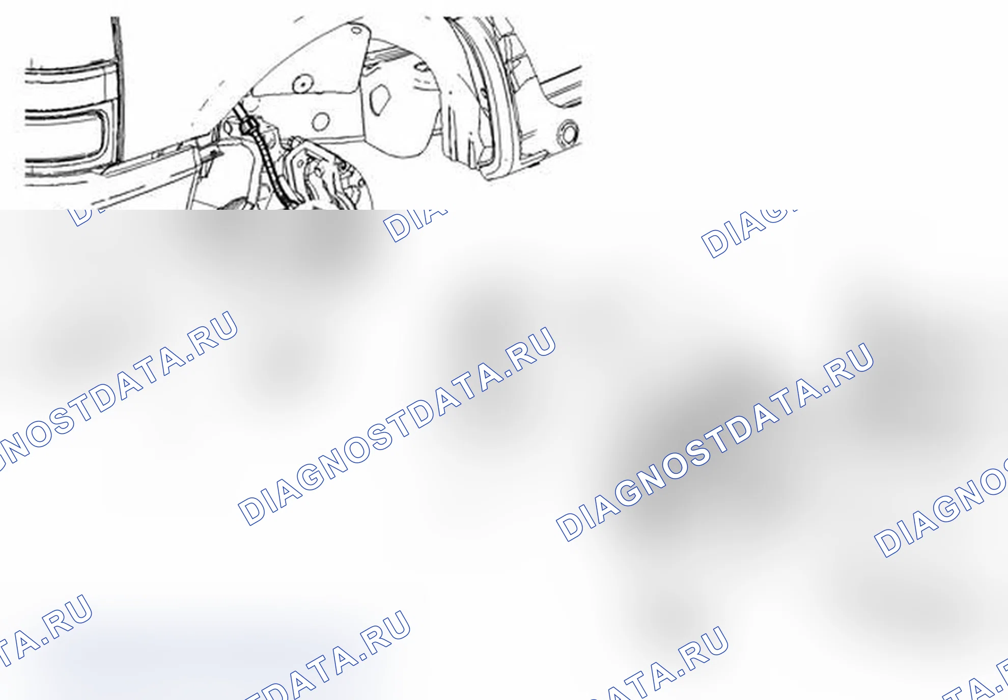 Рис. 61: Компоненты датчика скорости переднего колеса (LGH). Chevrolet Express G1500 