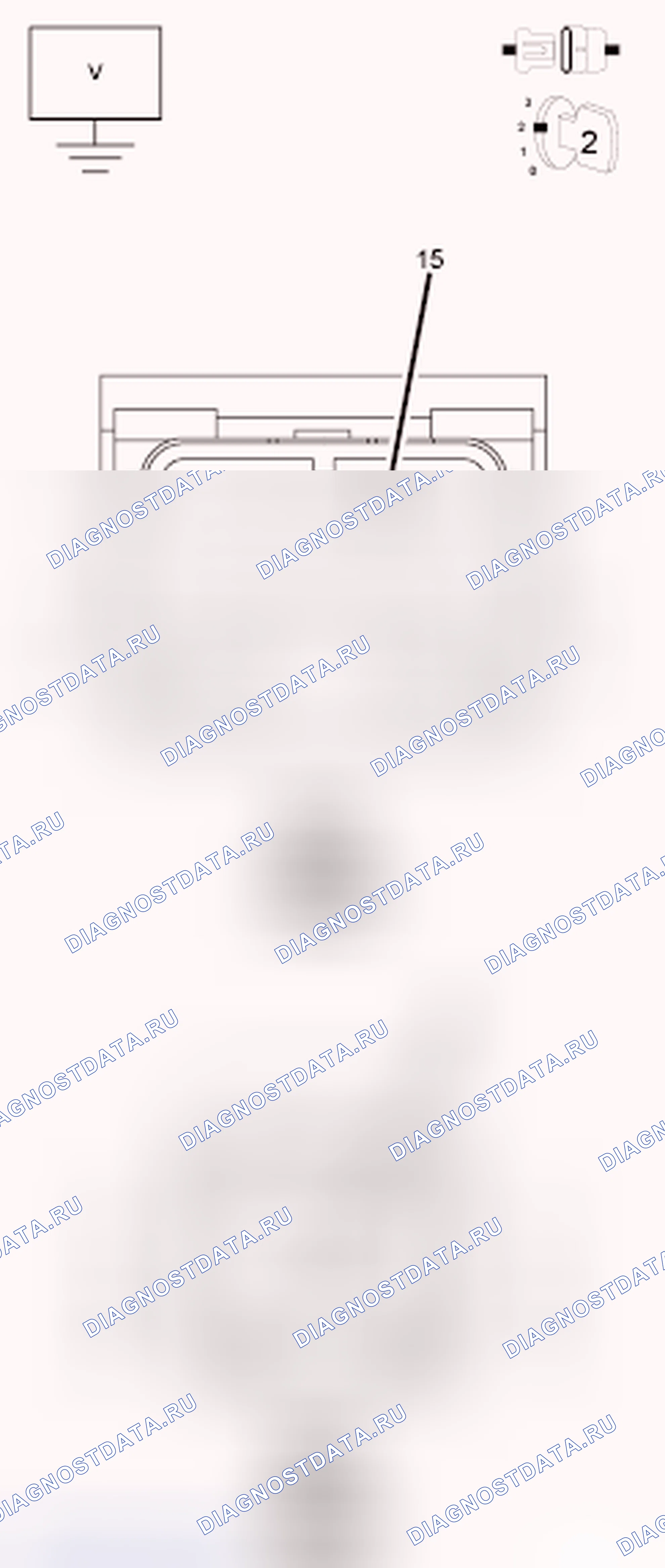 Рис. 416: ДИАГНОСТИЧЕСКИЙ ТЕСТ. Dodge Grand Caravan V