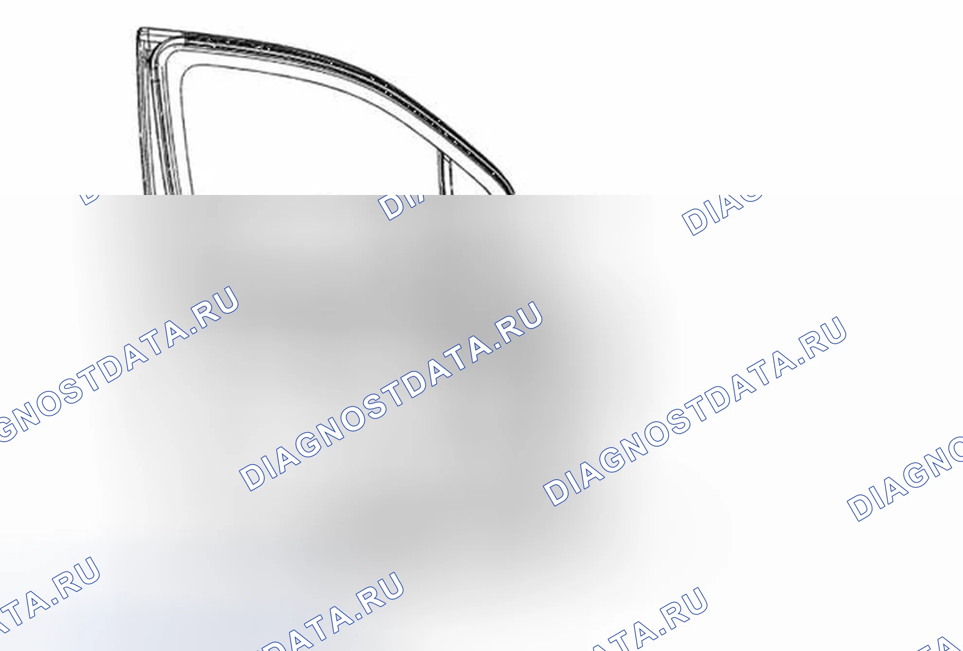 Рис. 18: Замена регулятора переднего дверного окна (вручную). Buick Encore I