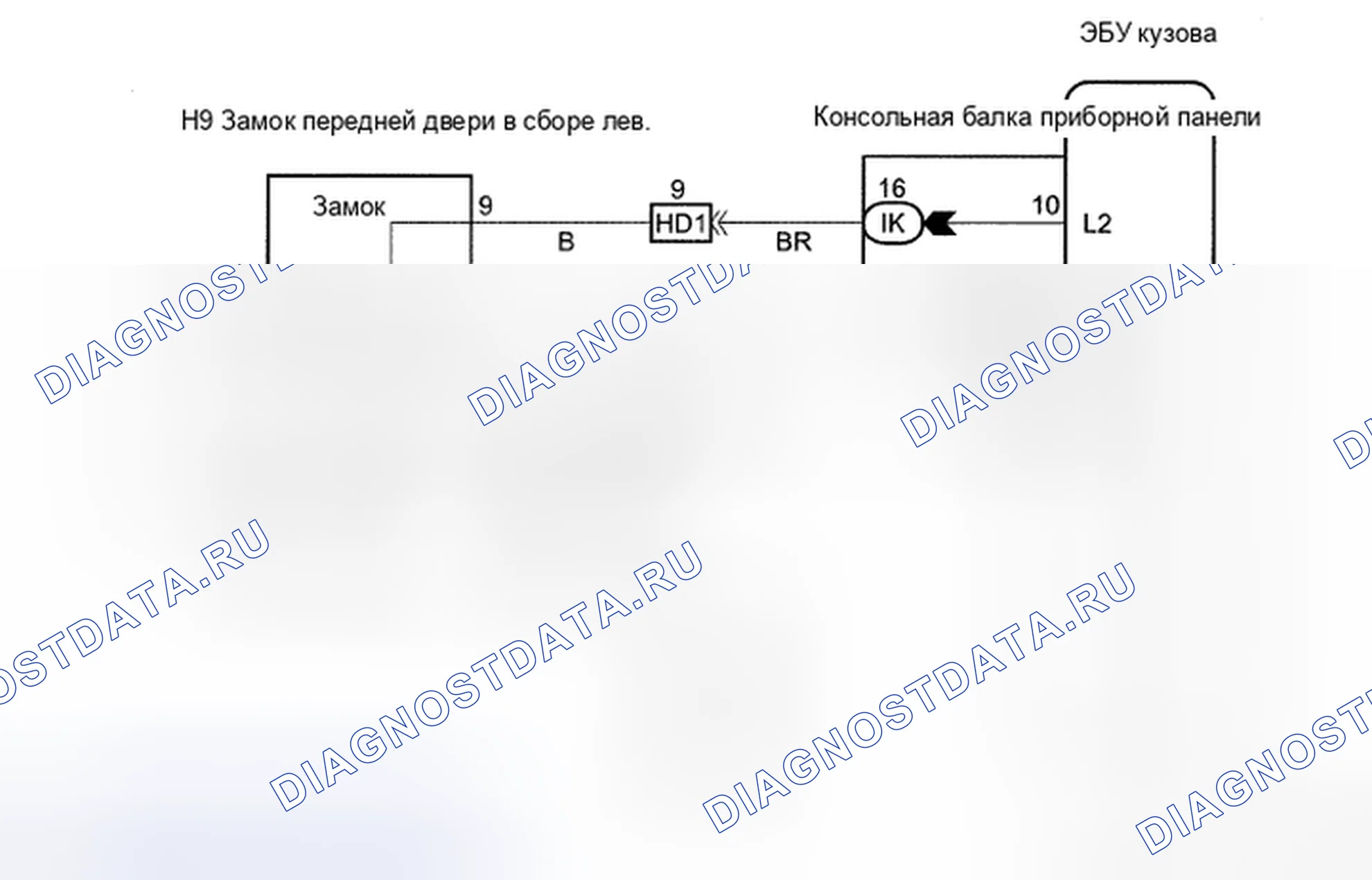 Рис. 86: электросхема. Toyota Avalon XX30 рестайлинг