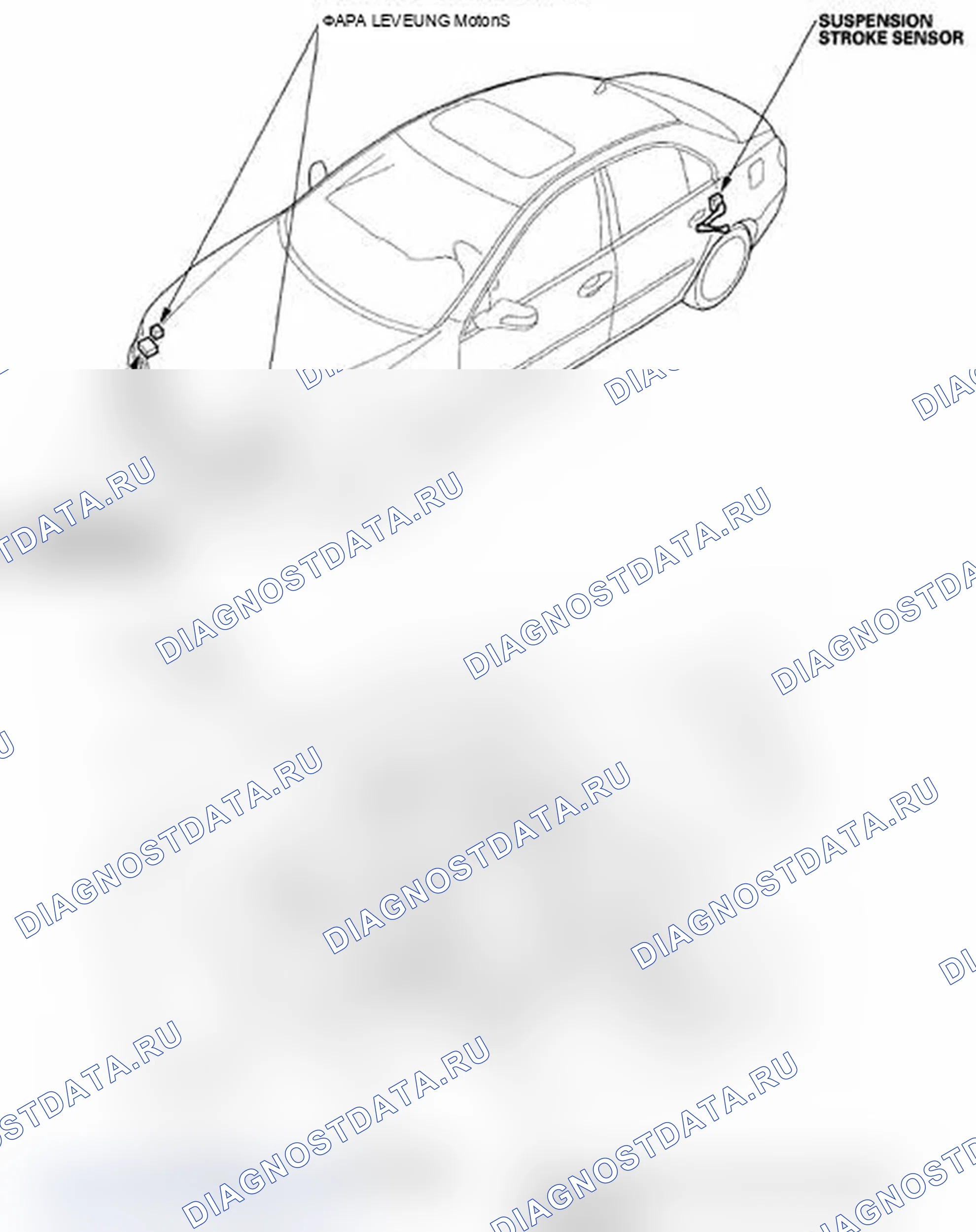 Рис. 1: Указатель расположения компонентов. Acura RL II рестайлинг