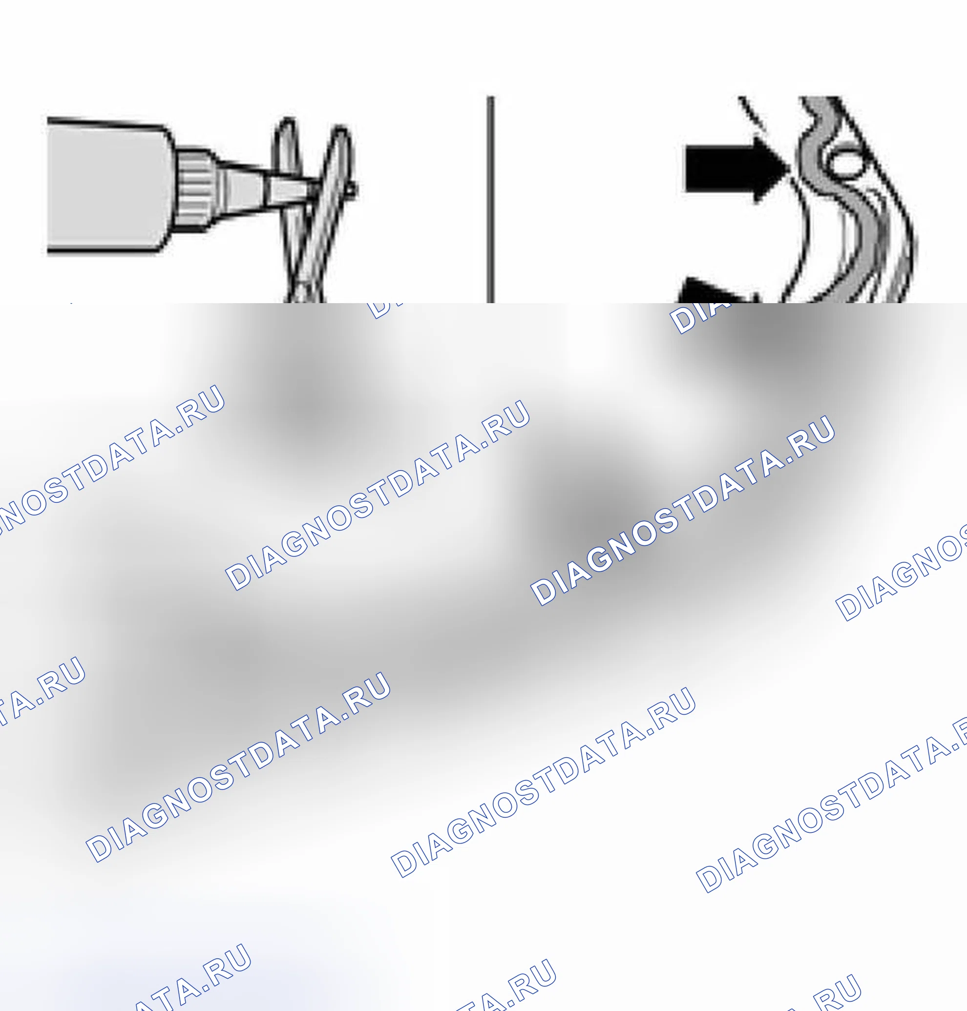 Рис. 247: Установка. Volkswagen Golf Mk4