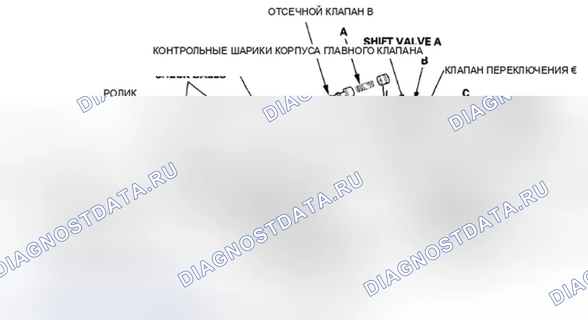 Рис. 792: Разборка, проверка и повторная сборка корпуса основного клапана. Honda Civic VIII