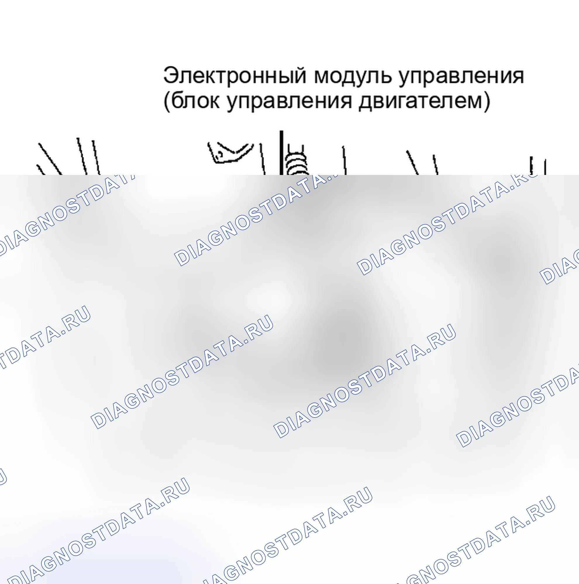 Рис. 13: МЕСТОПОЛОЖЕНИЕ блок управления двигателем. Honda X-NV I