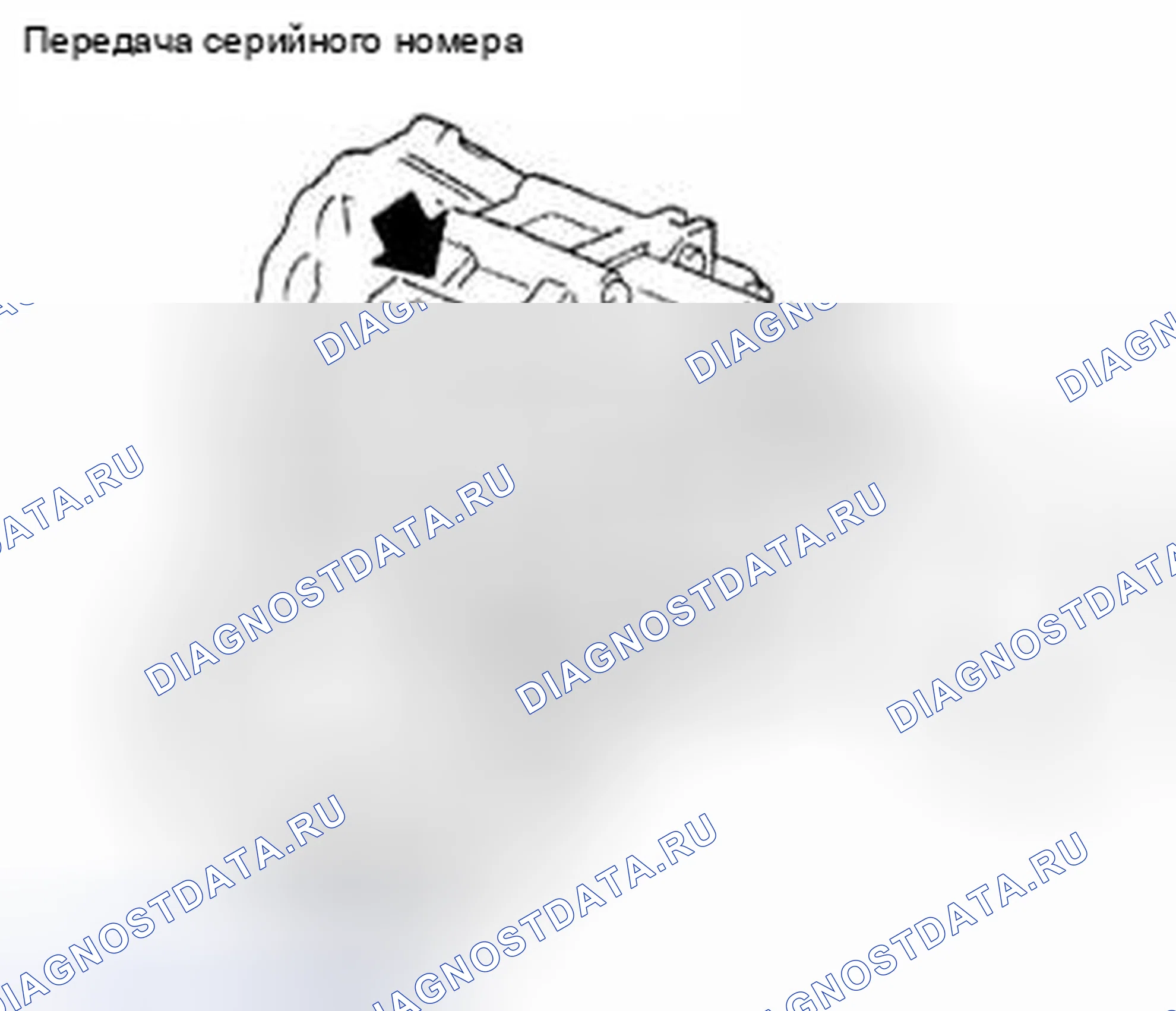 Рис. 10: ПЕРЕДАЧА СЕРИЙНОГО НОМЕРА. Suzuki Equator I