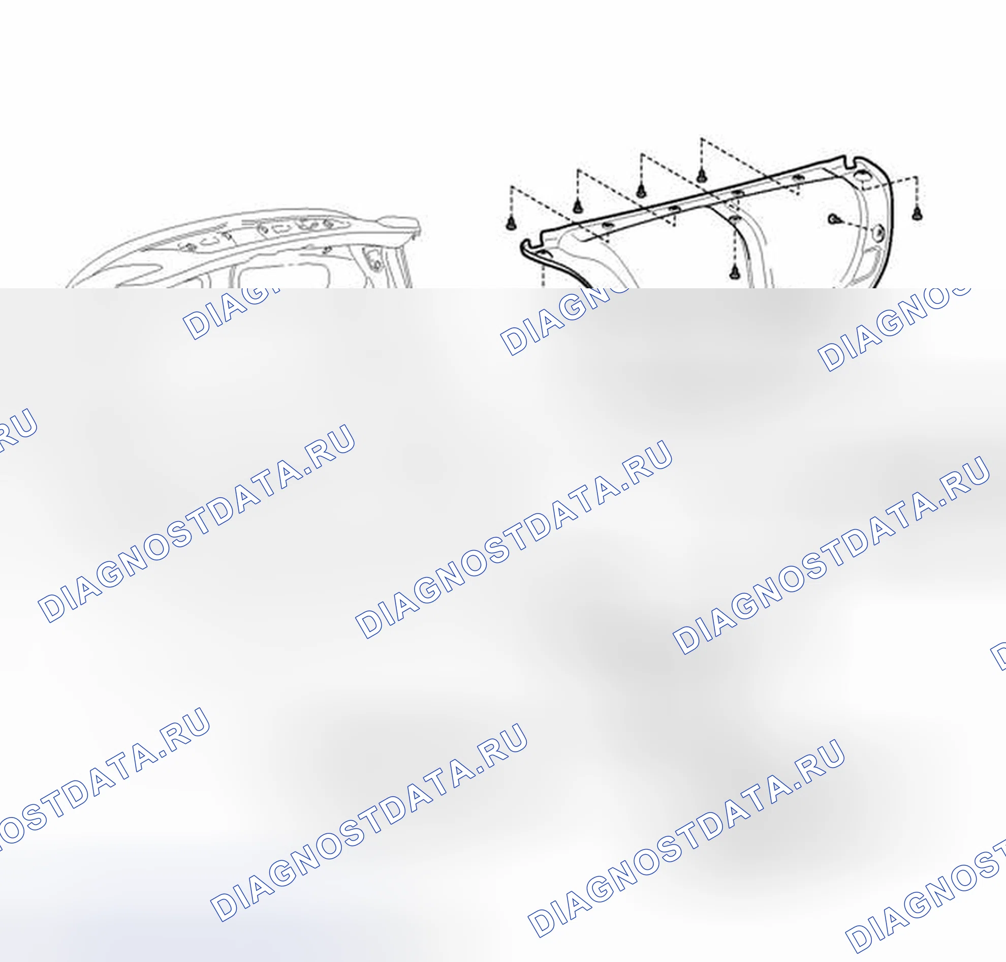 Рис. 320: ИЛЛЮСТРАЦИЯ. Toyota Camry XV40 рестайлинг