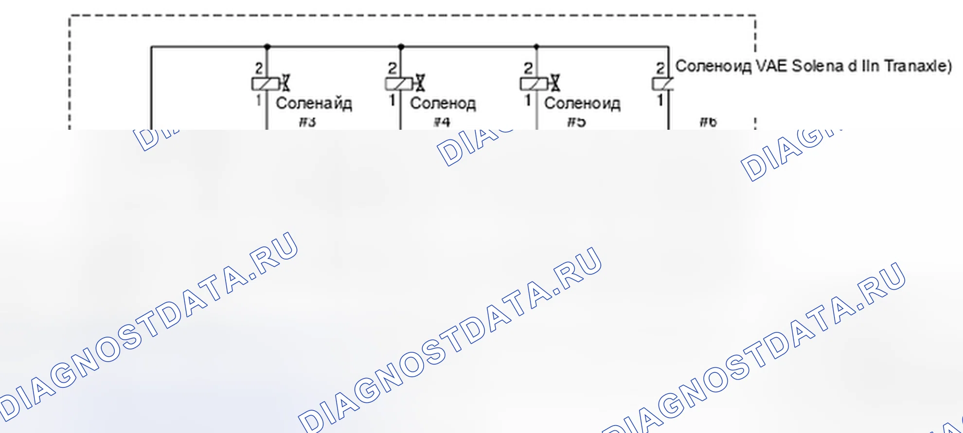 Рис. 19: Выход расшифровка кода ошибки P1839: EDS 3 закорочен на массу. Suzuki Reno I