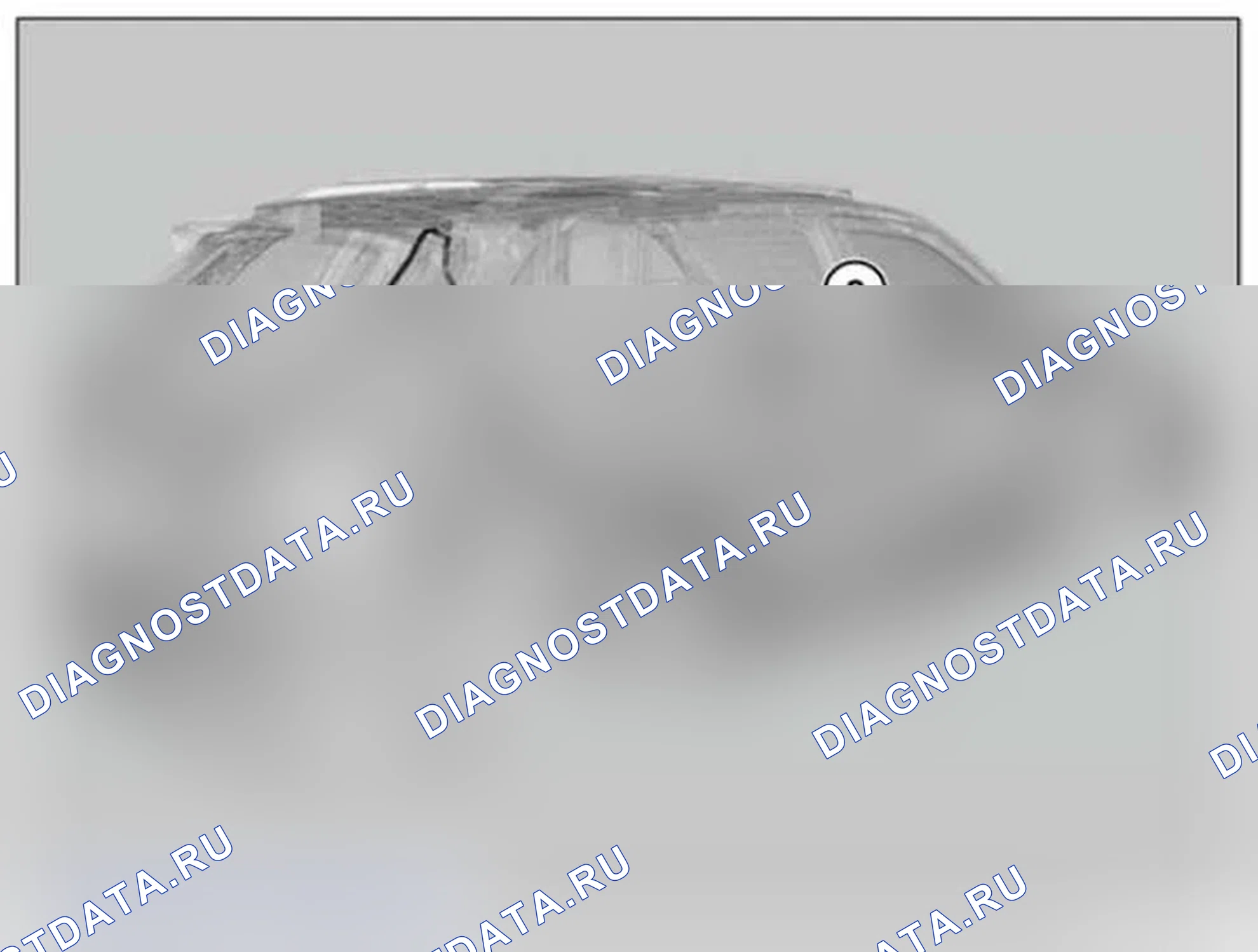 Рис. 169: 61 11... Установка ремонтного кабеля для реверсивной камеры. BMW X5 M E70