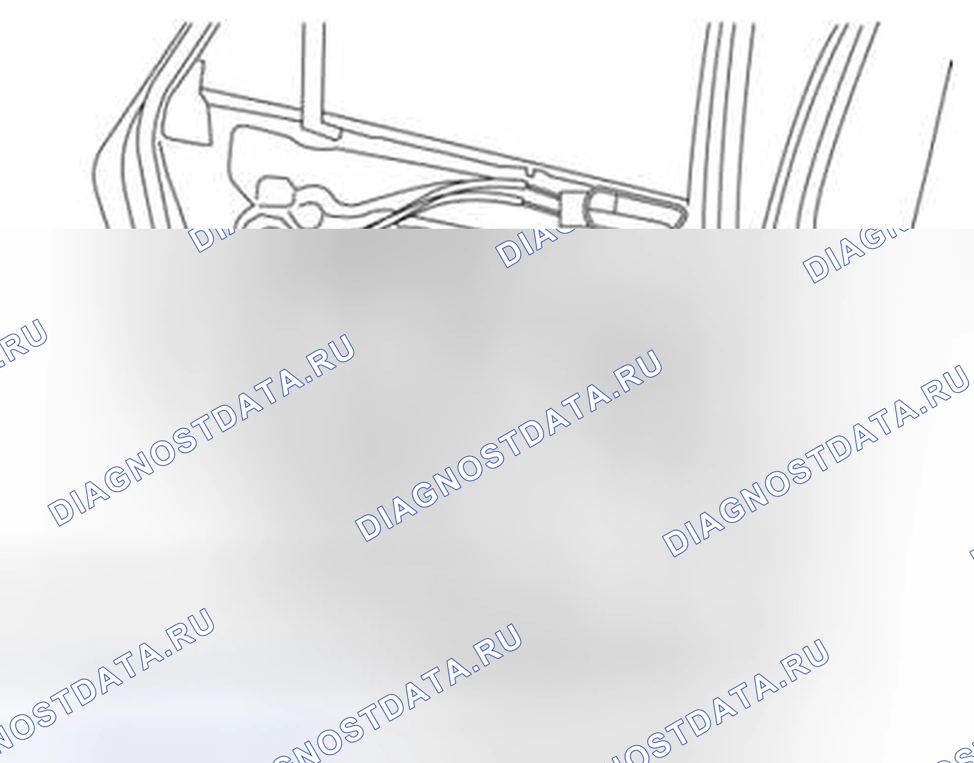 Рис. 9: ДЕМОНТАЖ / МОНТАЖ ЧЕТВЕРТНОГО СТЕКЛА ЗАДНЕЙ ДВЕРИ. Mazda 3 BL рестайлинг