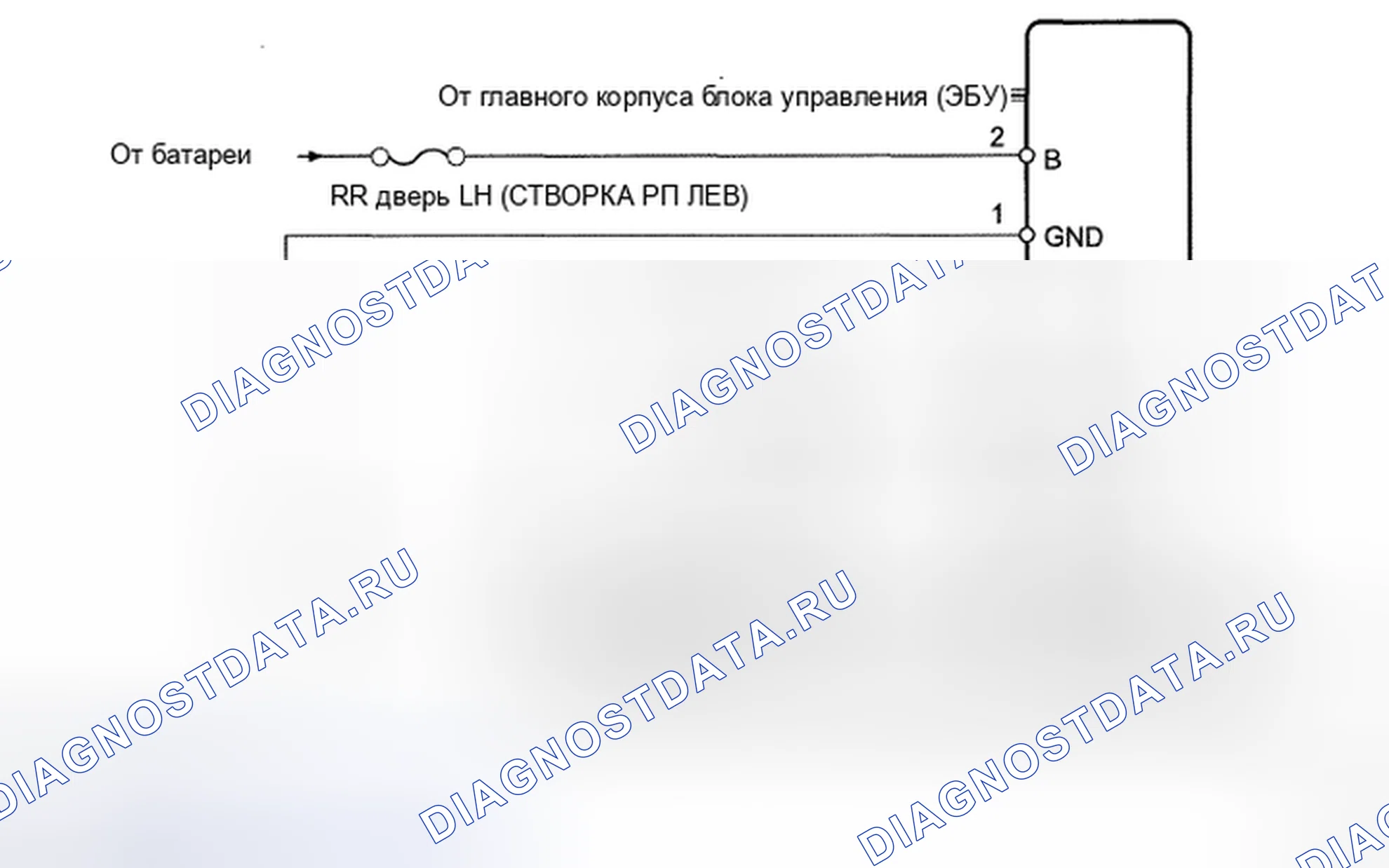 Рис. 22: электросхема. Toyota Land Cruiser 200