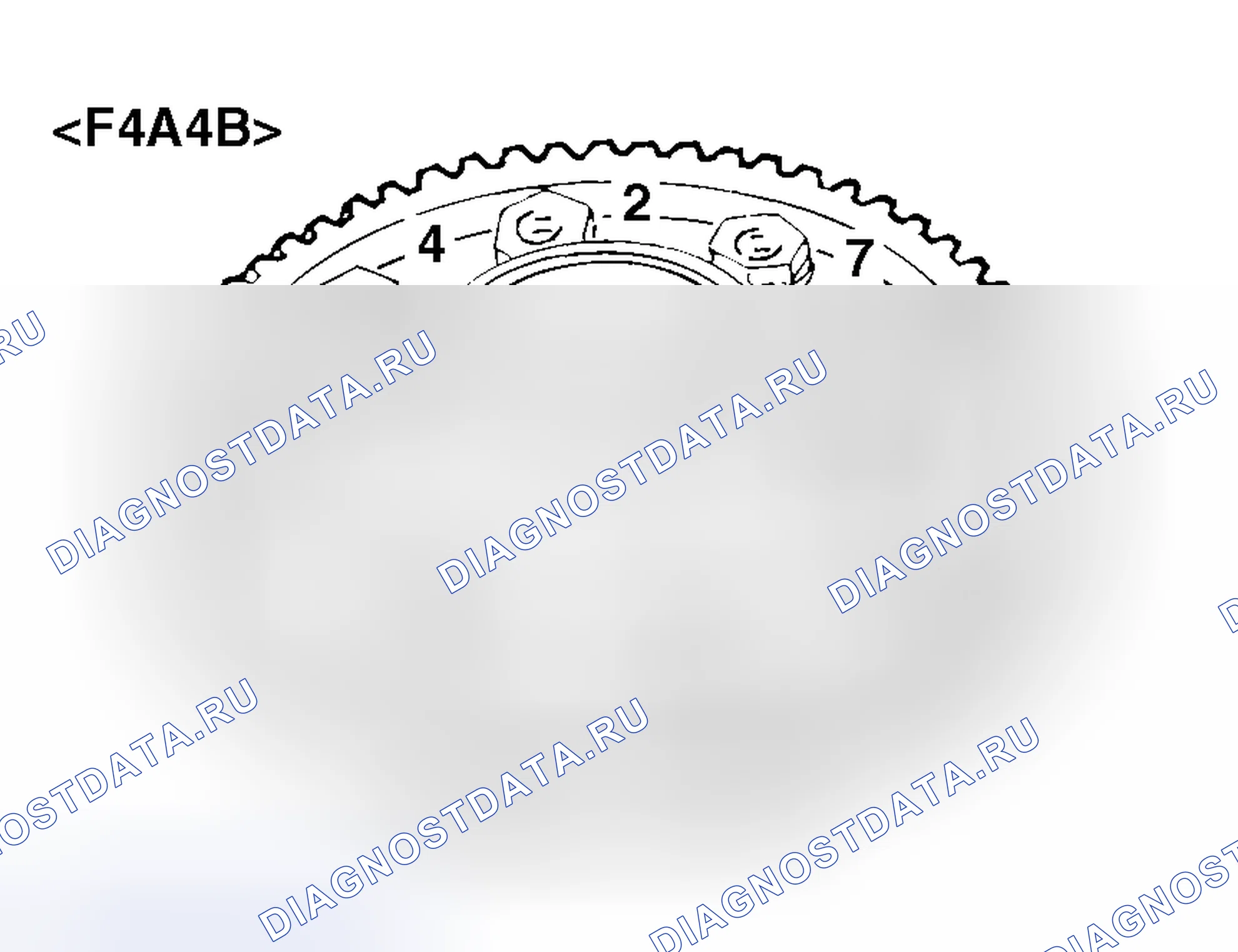 Рис. 40: > > D < < УСТАНОВКА ШЕСТЕРНИ ДИФФЕРЕНЦИАЛЬНОГО ПРИВОДА. Mitsubishi Galant IX рестайлинг