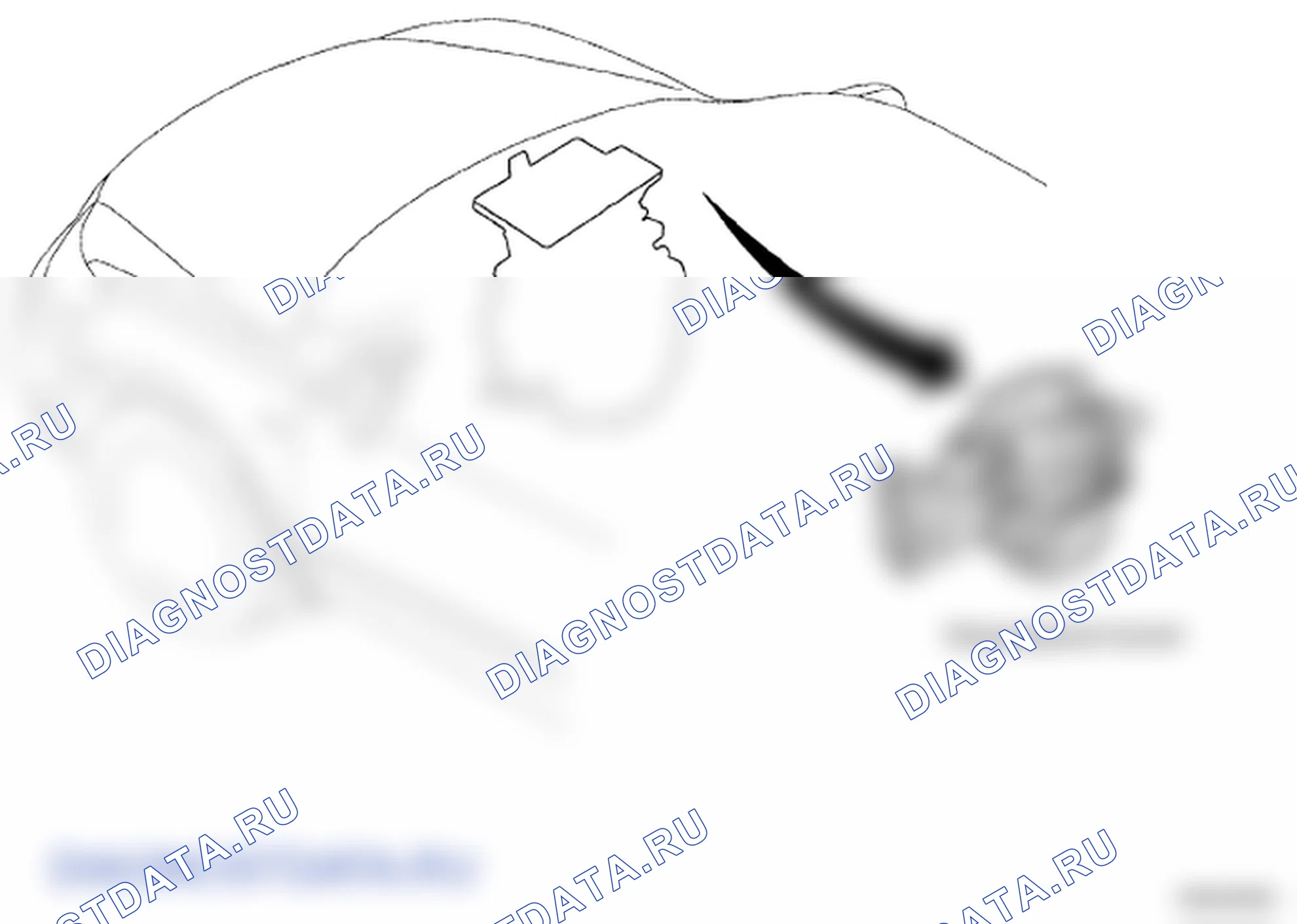 Рис. 84: РАСПОЛОЖЕНИЕ КОМПОНЕНТОВ. Hyundai Santa Fe II